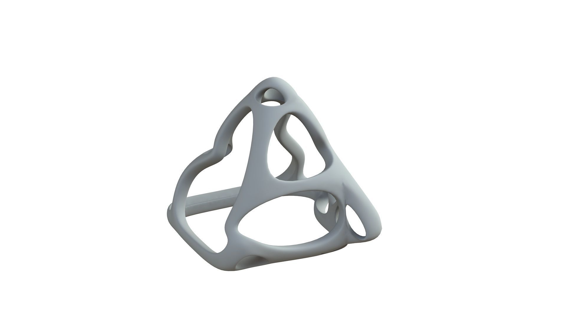 SciFi Cube Object No 63663 Low Poly Shape Low-poly 3D model_7