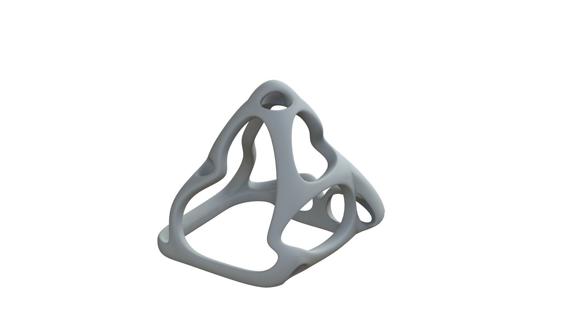 SciFi Cube Object No 63663 Low Poly Shape Low-poly 3D model_9