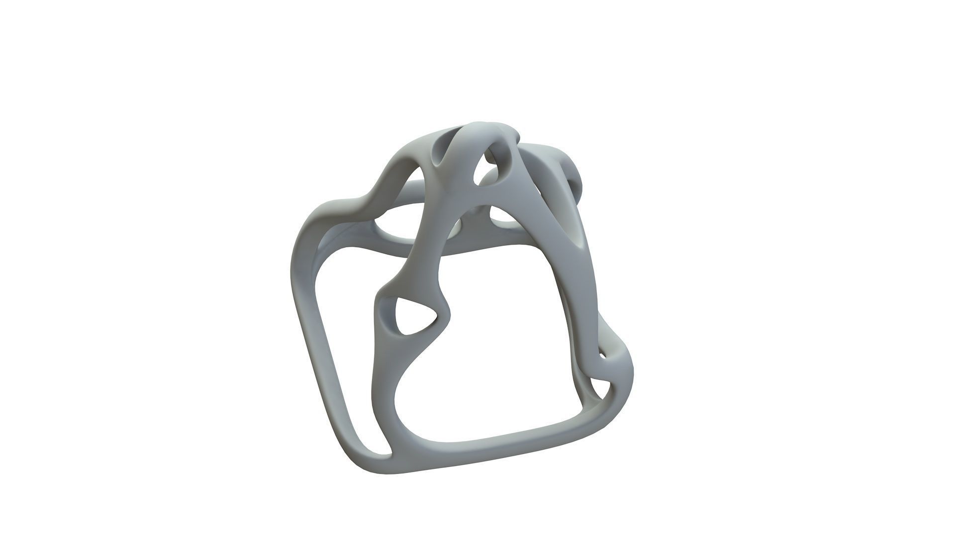 SciFi Cube Object No 63663 Low Poly Shape Low-poly 3D model_15