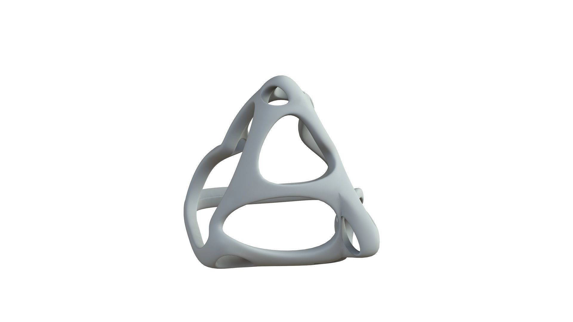 SciFi Cube Object No 63663 Low Poly Shape Low-poly 3D model_6