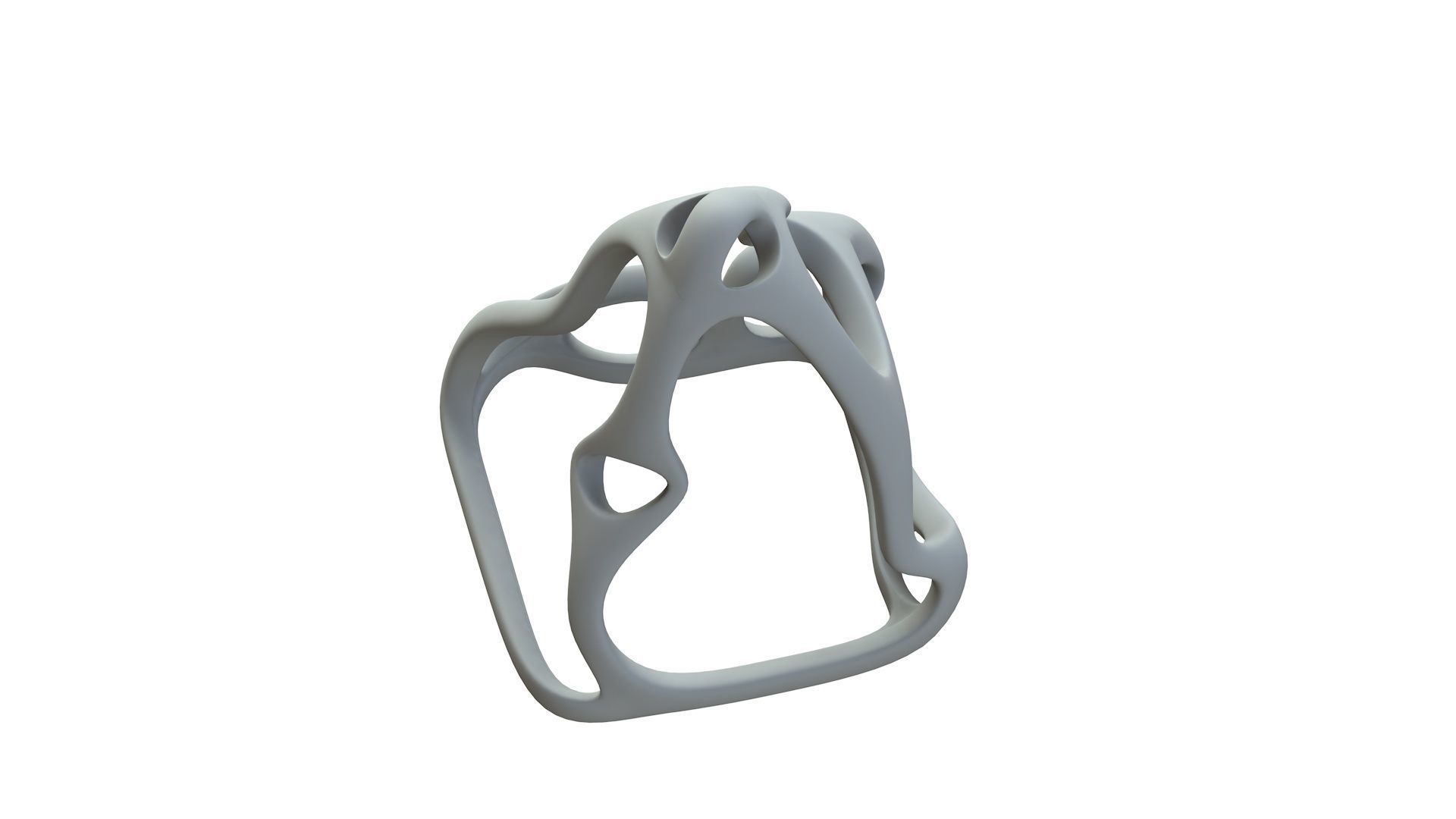 SciFi Cube Object No 63663 Low Poly Shape Low-poly 3D model_16