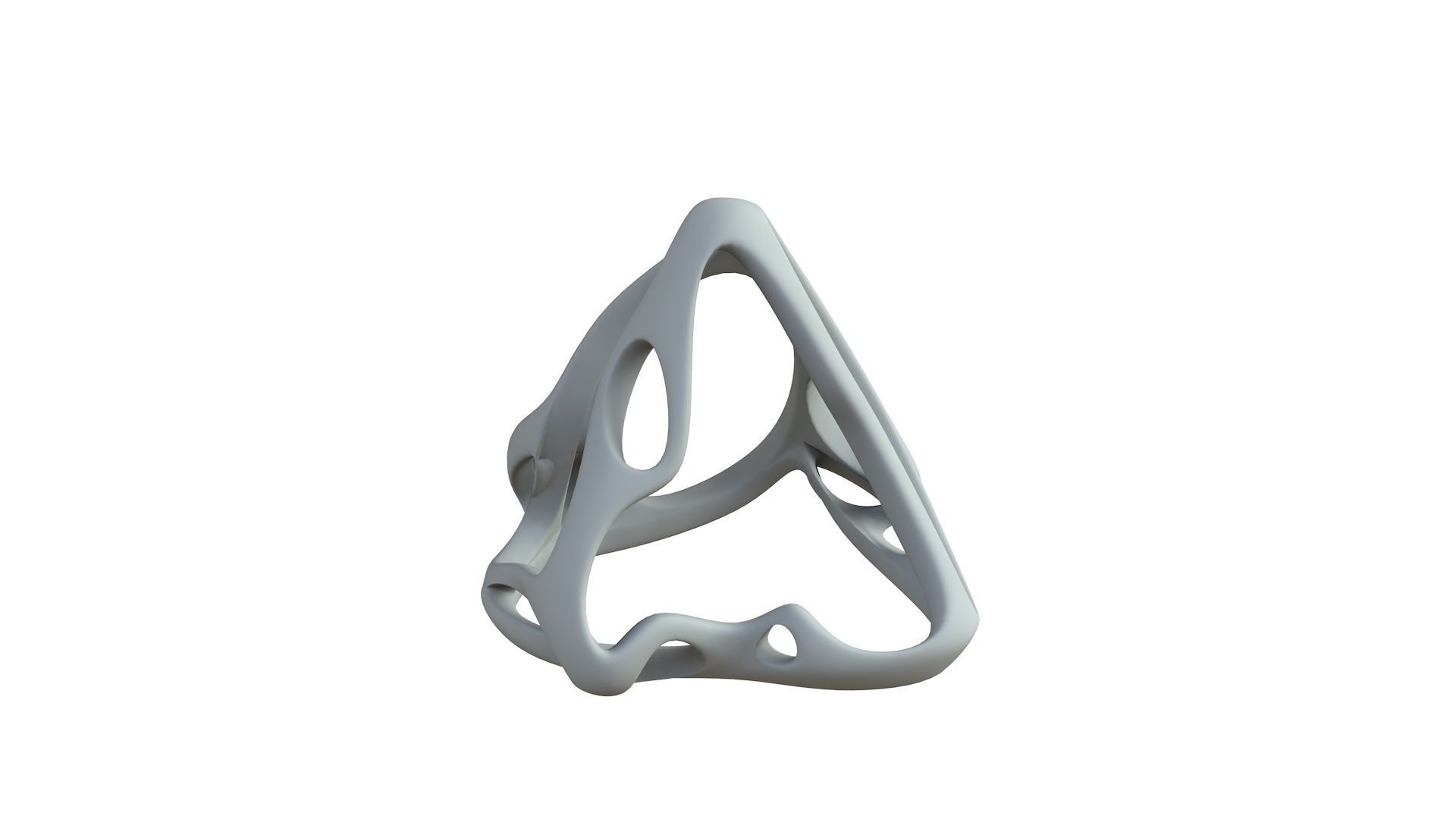 SciFi Cube Object No 63661 Low Poly Shape Low-poly 3D model_6