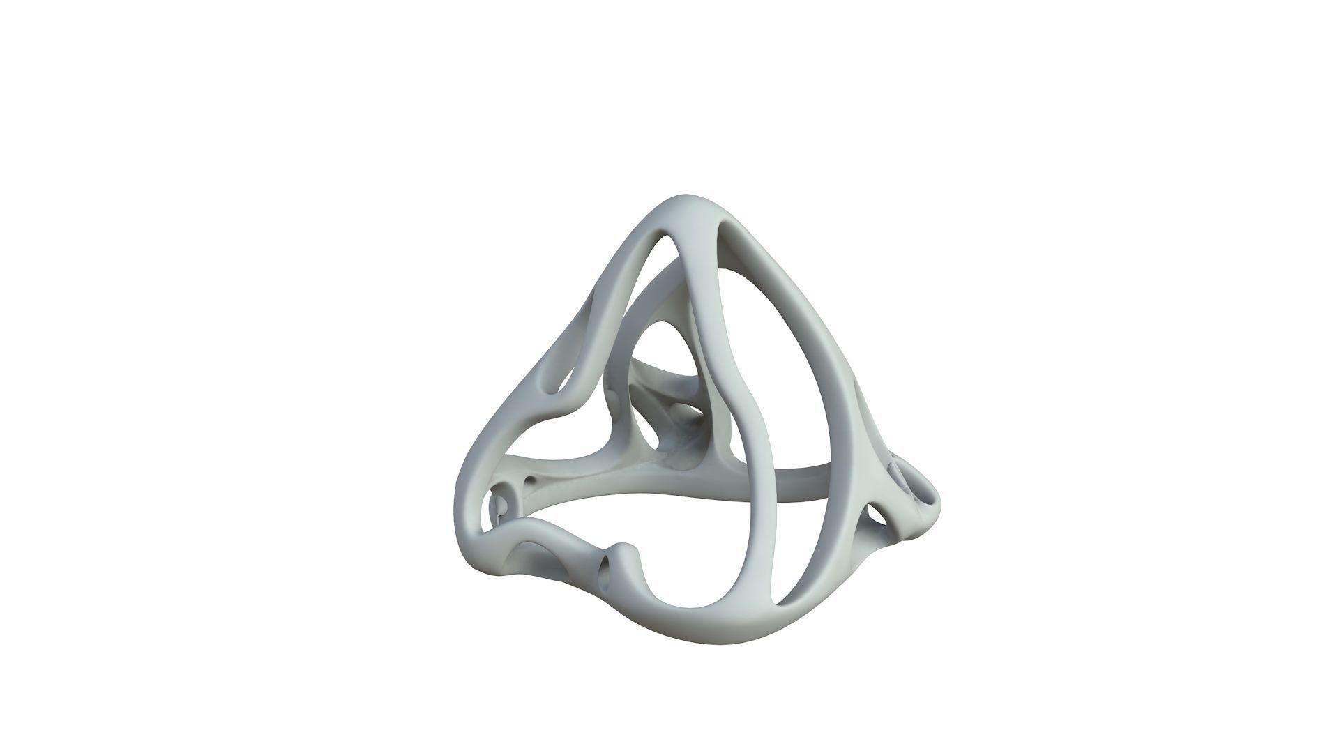 SciFi Cube Object No 63661 Low Poly Shape Low-poly 3D model_4