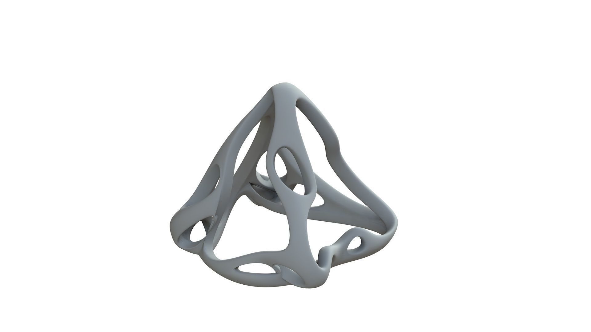 SciFi Cube Object No 63661 Low Poly Shape Low-poly 3D model_9