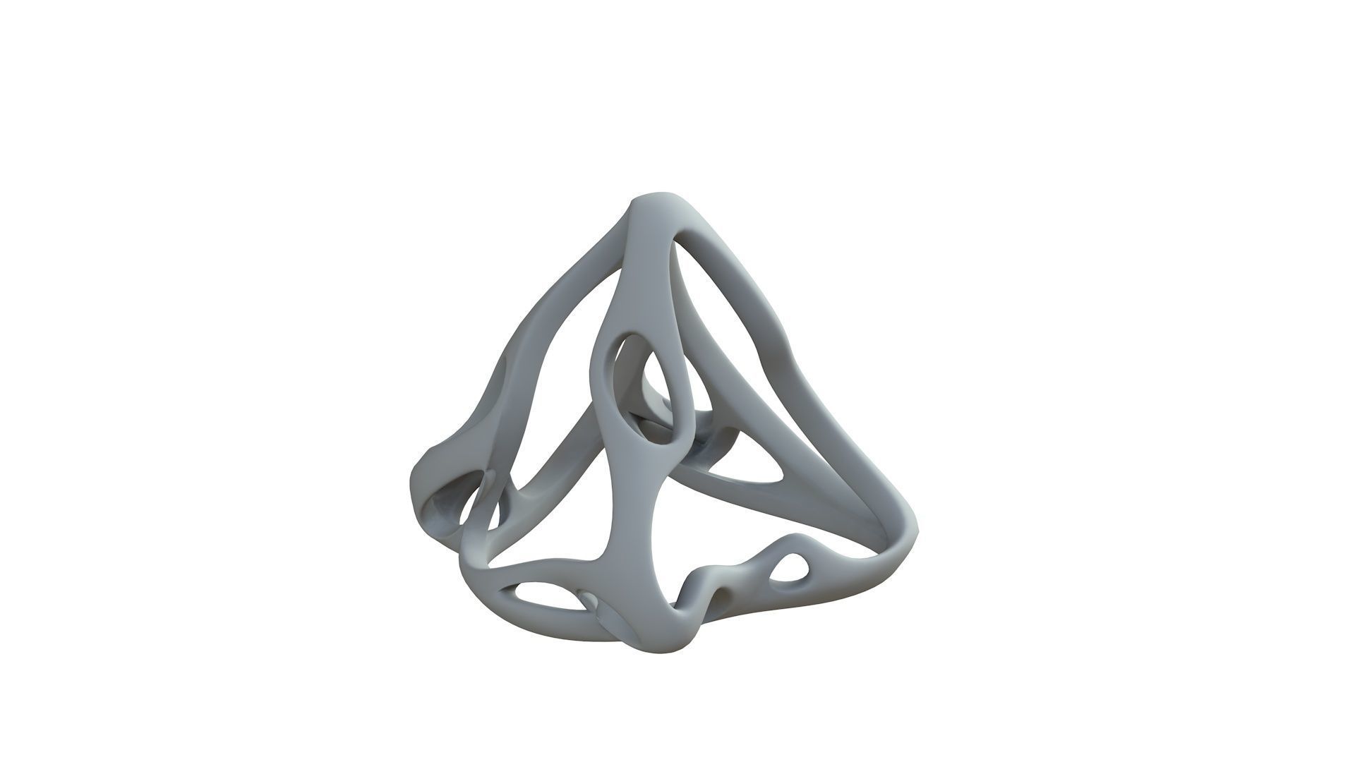 SciFi Cube Object No 63661 Low Poly Shape Low-poly 3D model_8