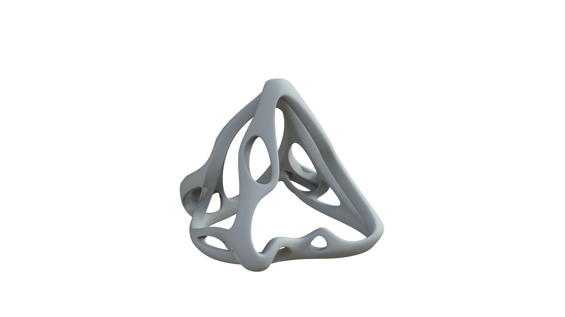 SciFi Cube Object No 63661 Low Poly Shape Low-poly 3D model_7