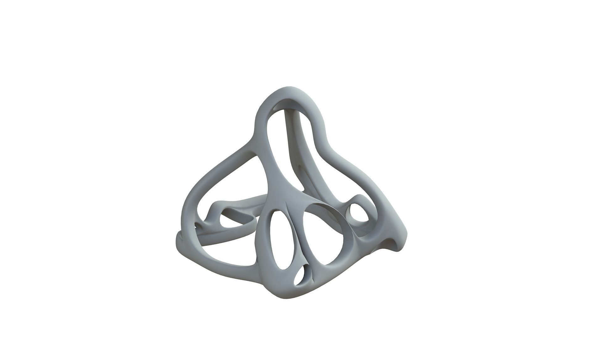 SciFi Cube Object No 63644 Low Poly Shape Low-poly 3D model_8