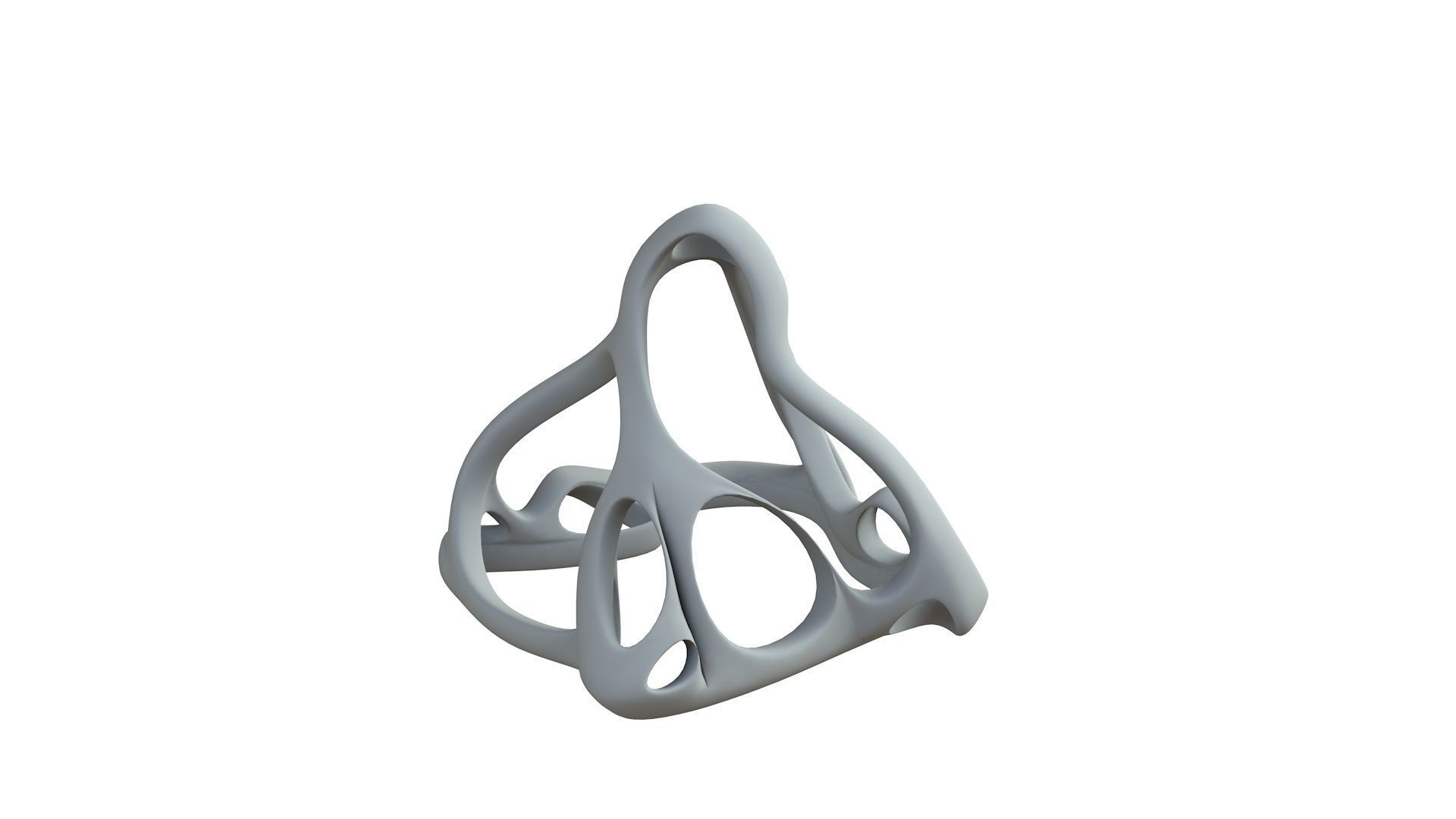 SciFi Cube Object No 63644 Low Poly Shape Low-poly 3D model_7