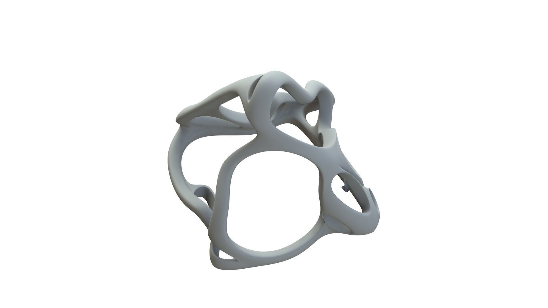 SciFi Cube Object No 63644 Low Poly Shape Low-poly 3D model_16