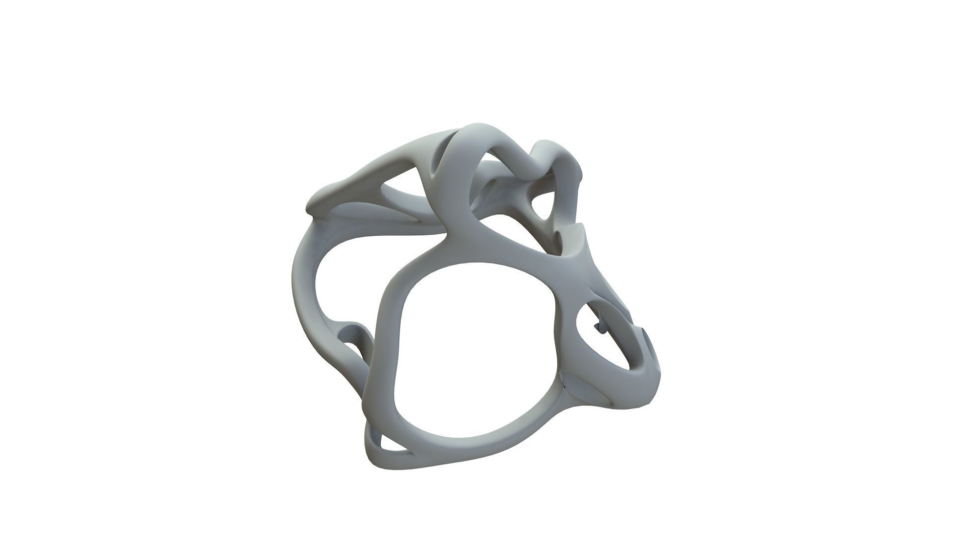 SciFi Cube Object No 63644 Low Poly Shape Low-poly 3D model_17