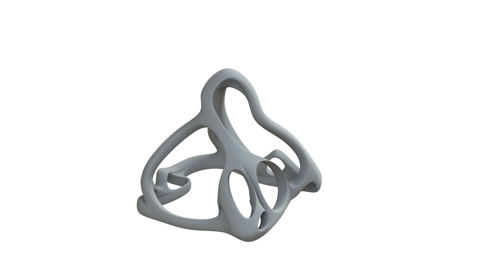 SciFi Cube Object No 63644 Low Poly Shape Low-poly 3D model_9