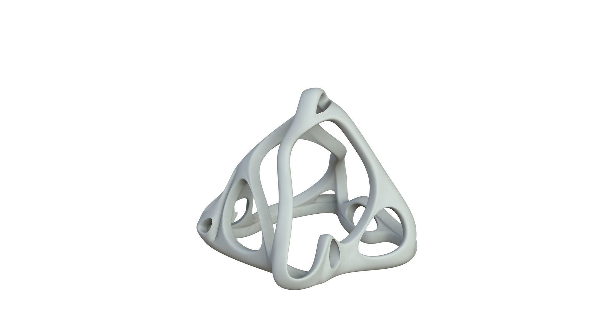 SciFi Cube Object No 63644 Low Poly Shape Low-poly 3D model_3