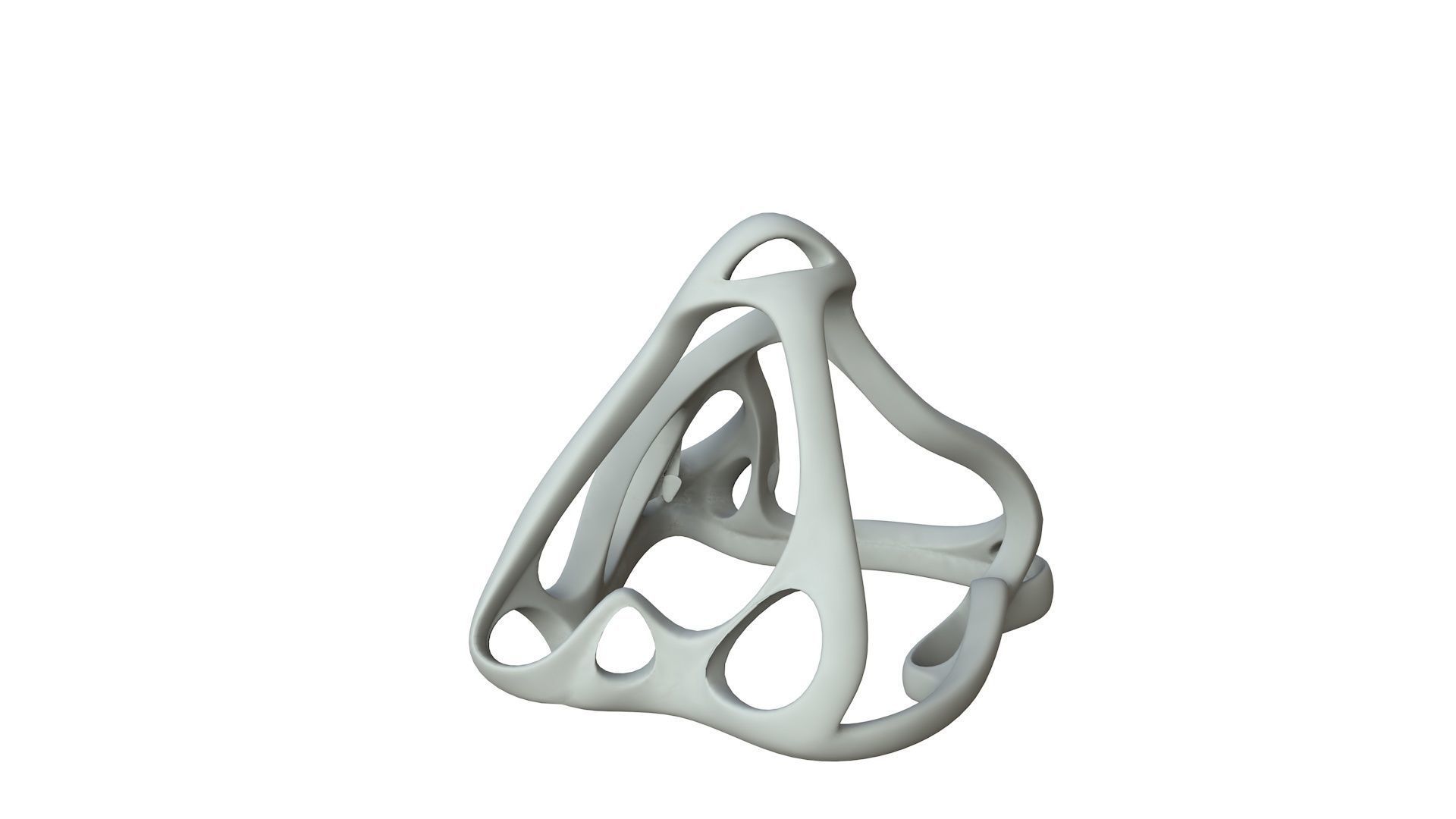 SciFi Cube Object No 63644 Low Poly Shape Low-poly 3D model_1