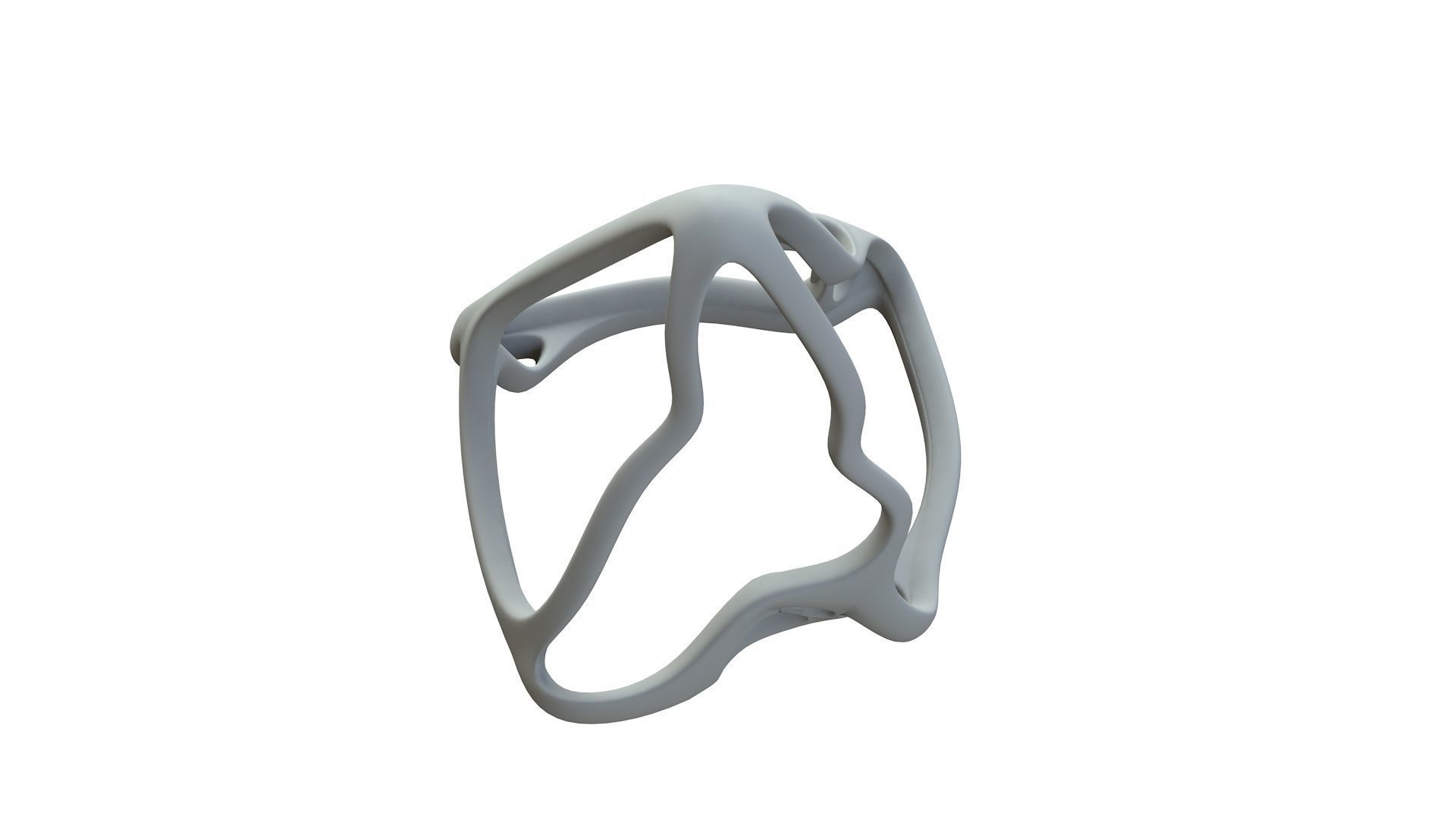 SciFi Cube Object No 63589 Low Poly Shape Low-poly 3D model_16