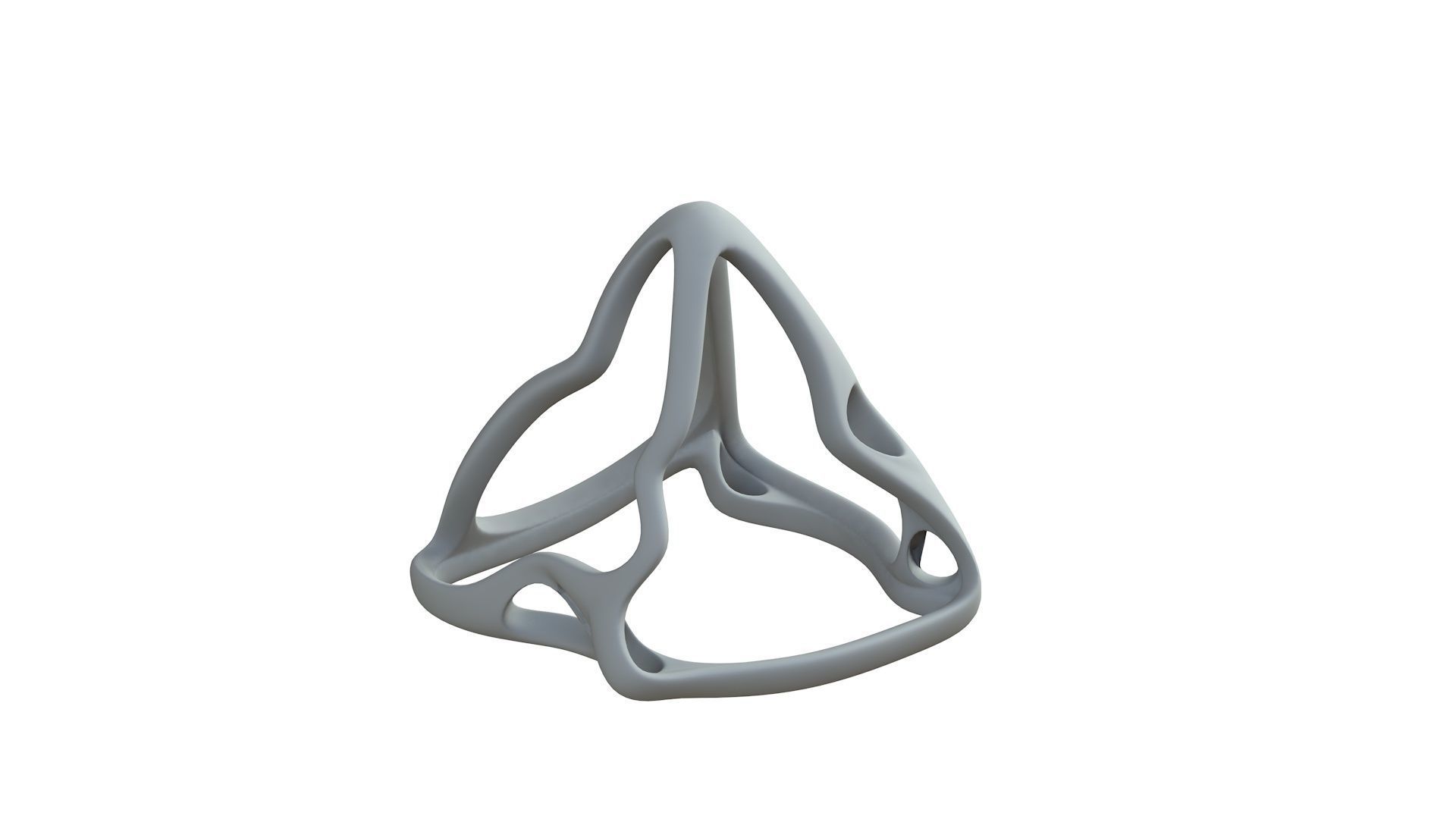 SciFi Cube Object No 63589 Low Poly Shape Low-poly 3D model_8