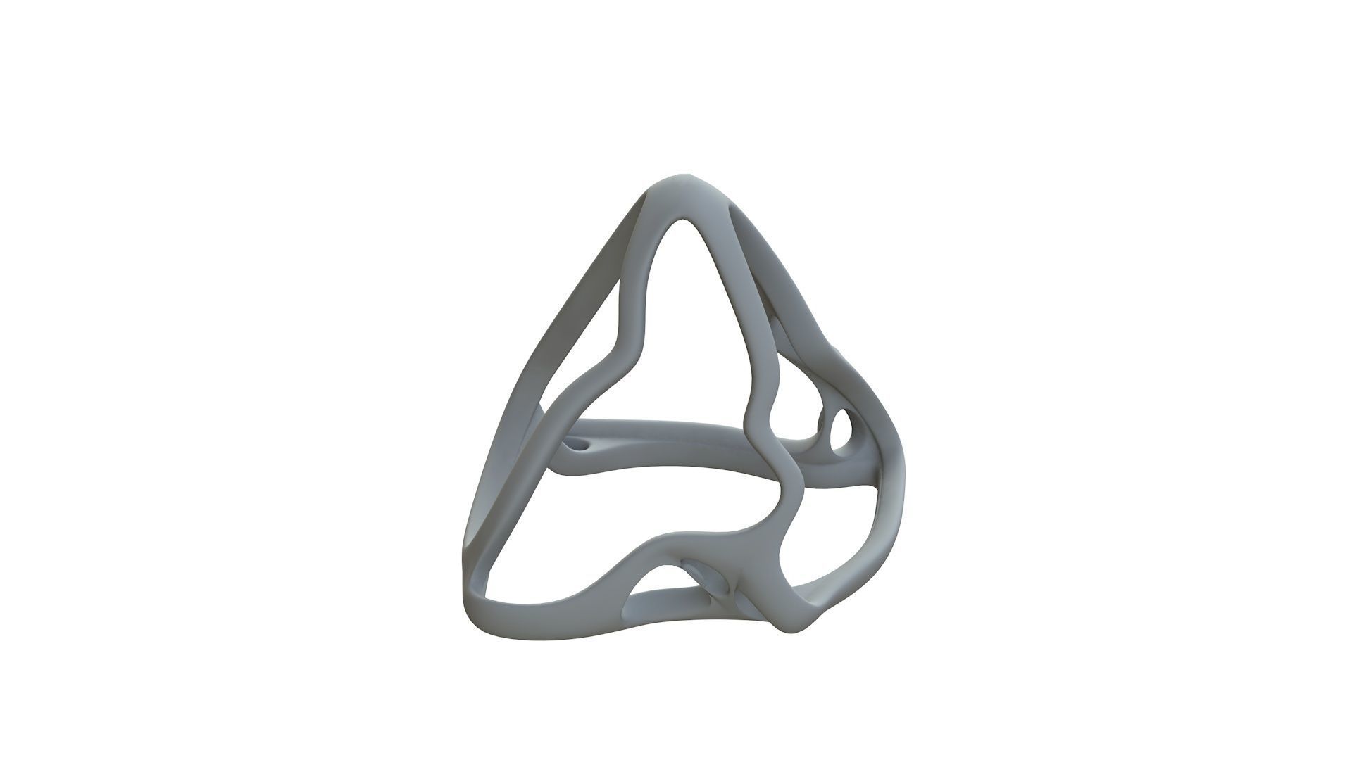 SciFi Cube Object No 63589 Low Poly Shape Low-poly 3D model_11