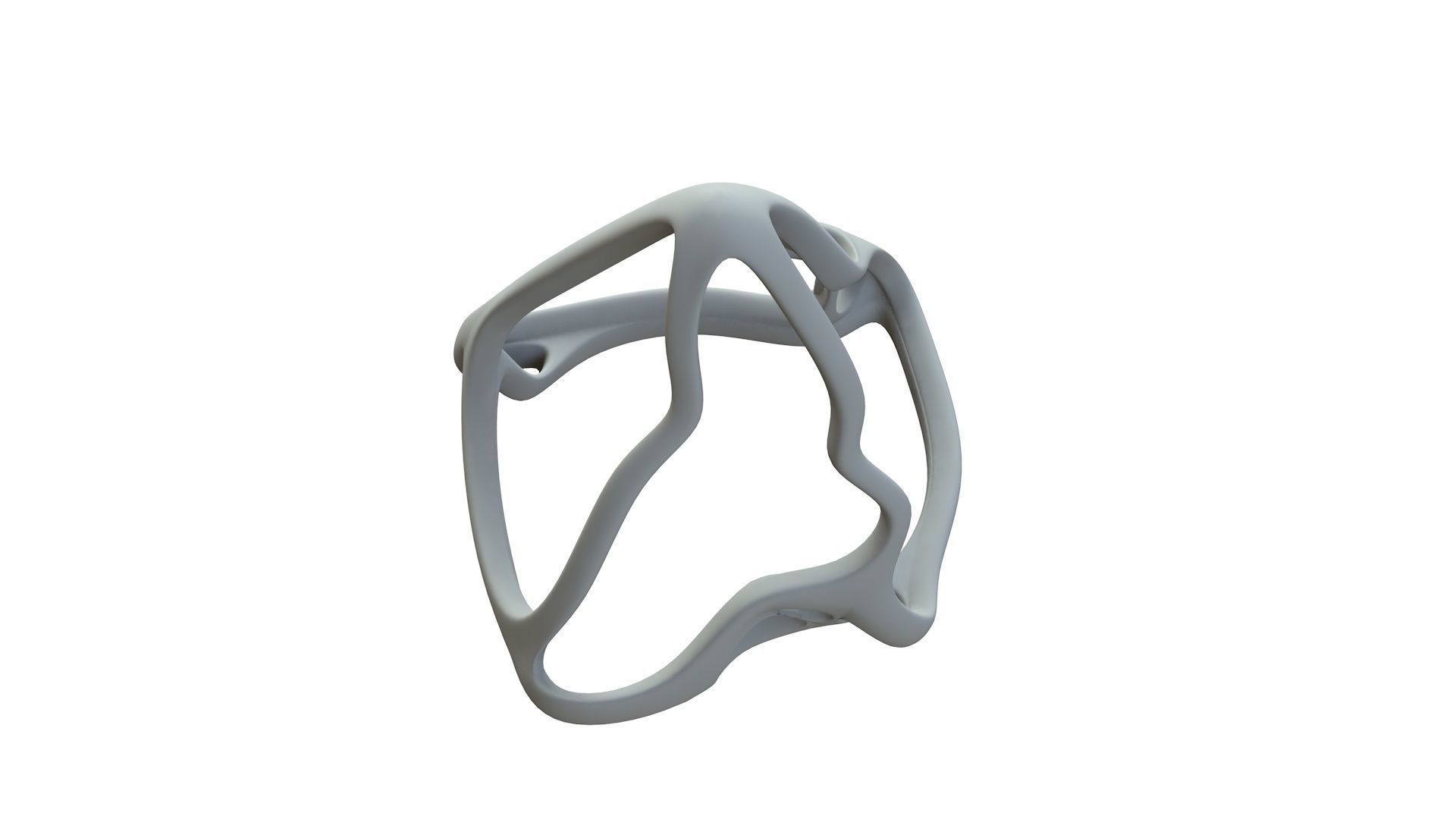 SciFi Cube Object No 63589 Low Poly Shape Low-poly 3D model_15