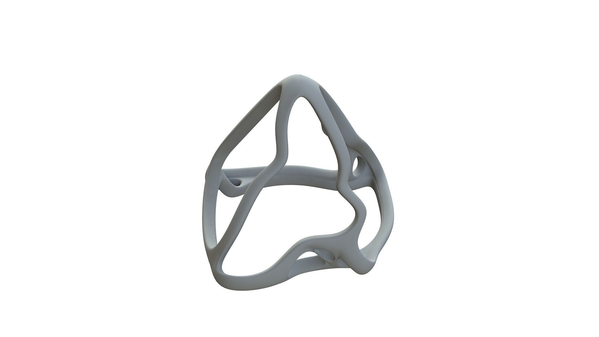 SciFi Cube Object No 63589 Low Poly Shape Low-poly 3D model_13