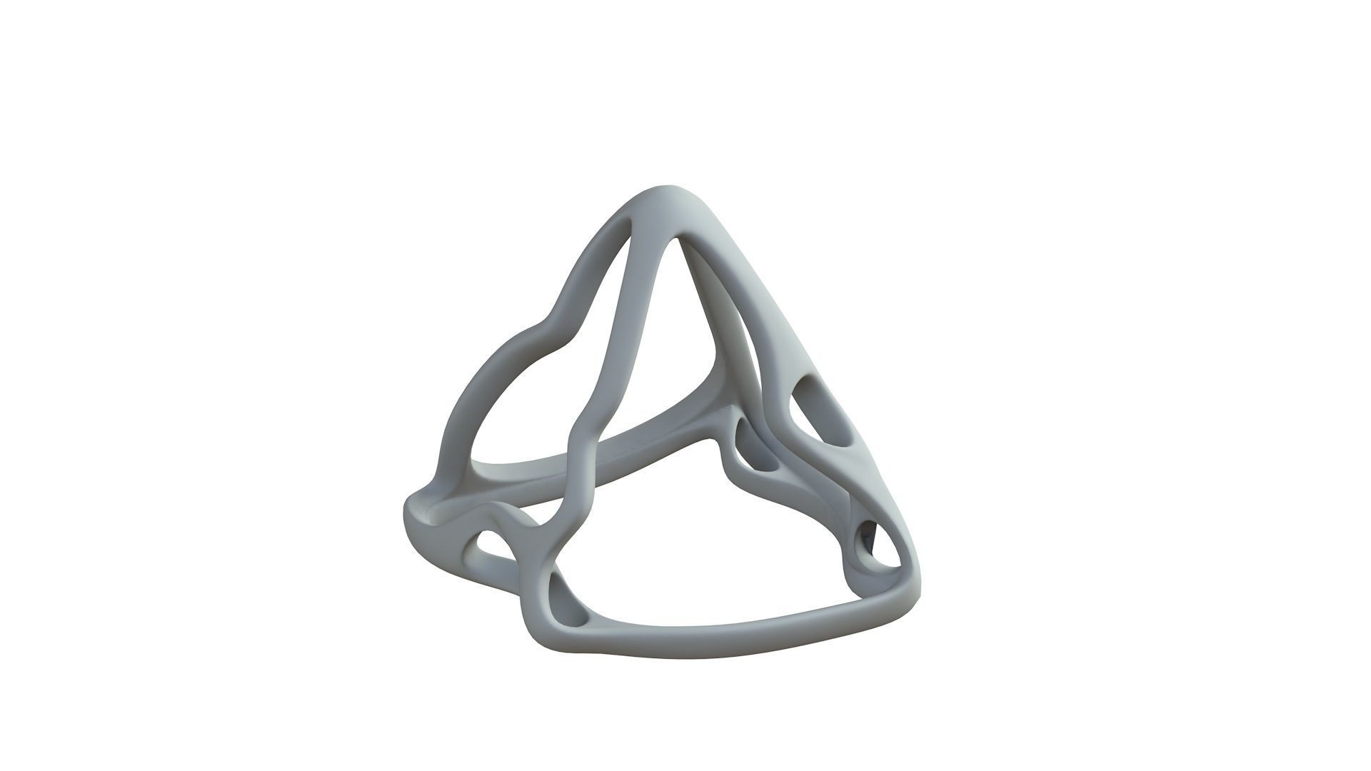 SciFi Cube Object No 63589 Low Poly Shape Low-poly 3D model_7