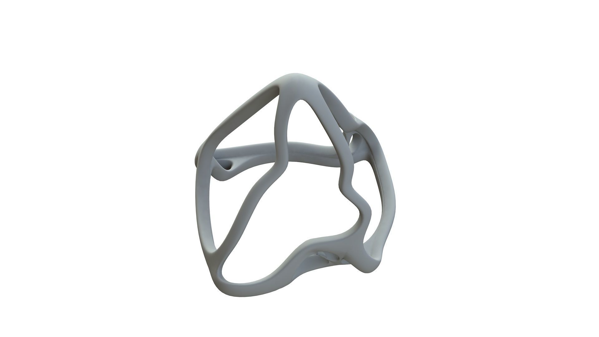 SciFi Cube Object No 63589 Low Poly Shape Low-poly 3D model_14