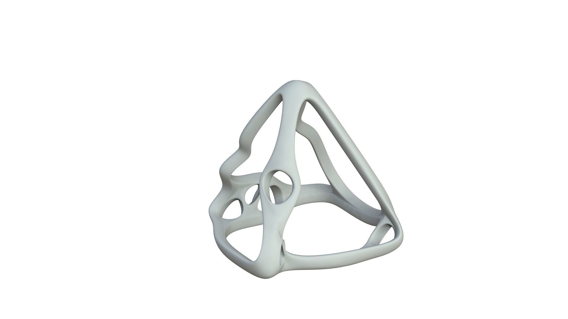 SciFi Cube Object No 63589 Low Poly Shape Low-poly 3D model_3