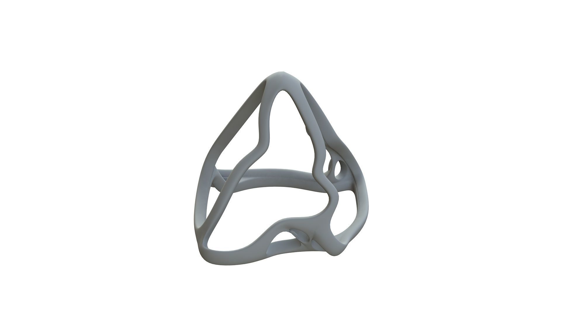 SciFi Cube Object No 63589 Low Poly Shape Low-poly 3D model_12