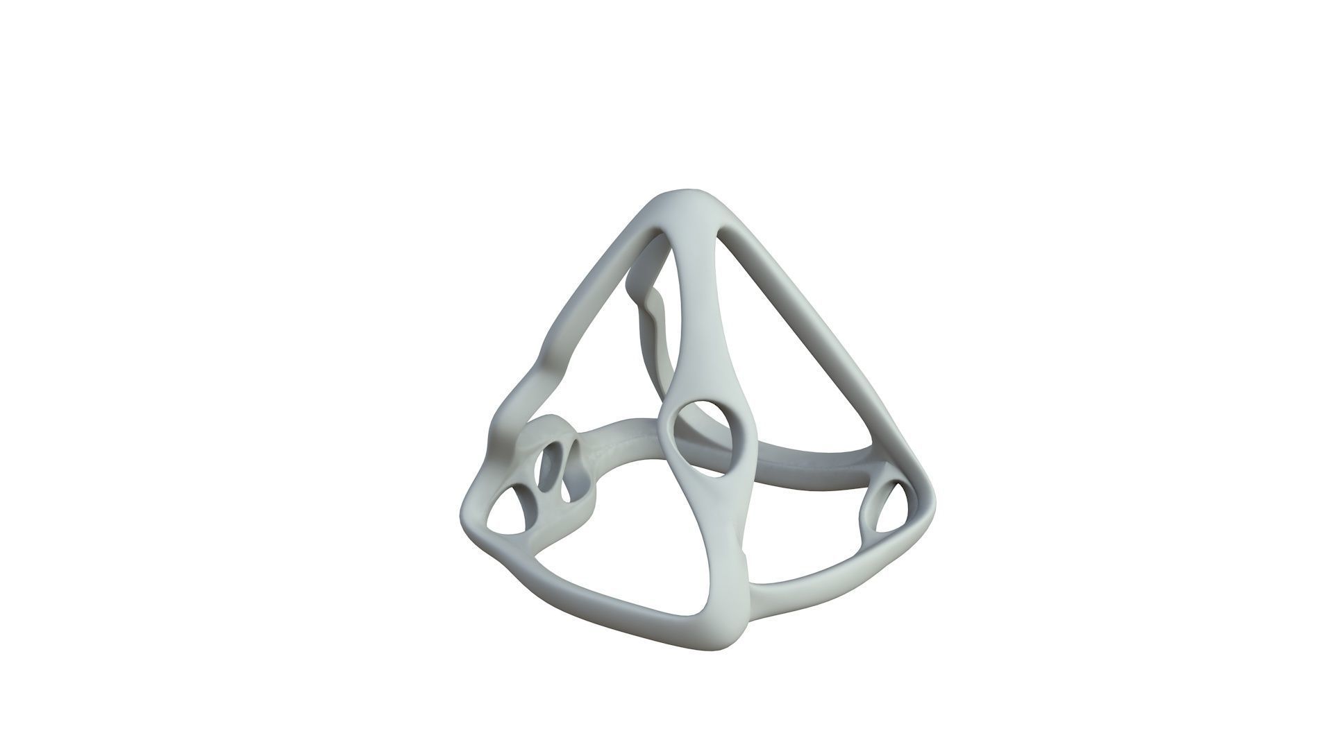 SciFi Cube Object No 63589 Low Poly Shape Low-poly 3D model_4