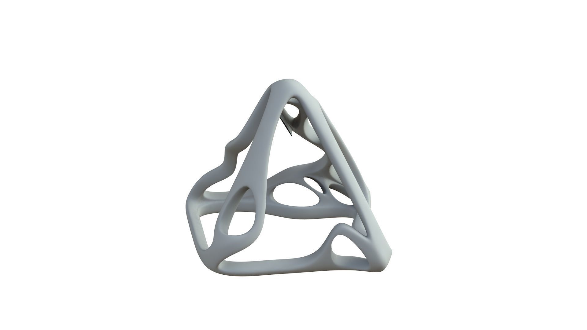 SciFi Cube Object No 63588 Low Poly Shape Low-poly 3D model_6