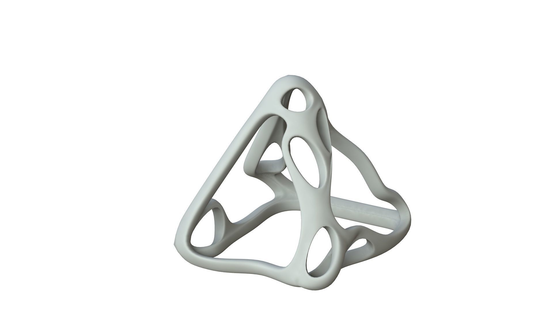 SciFi Cube Object No 63588 Low Poly Shape Low-poly 3D model_1