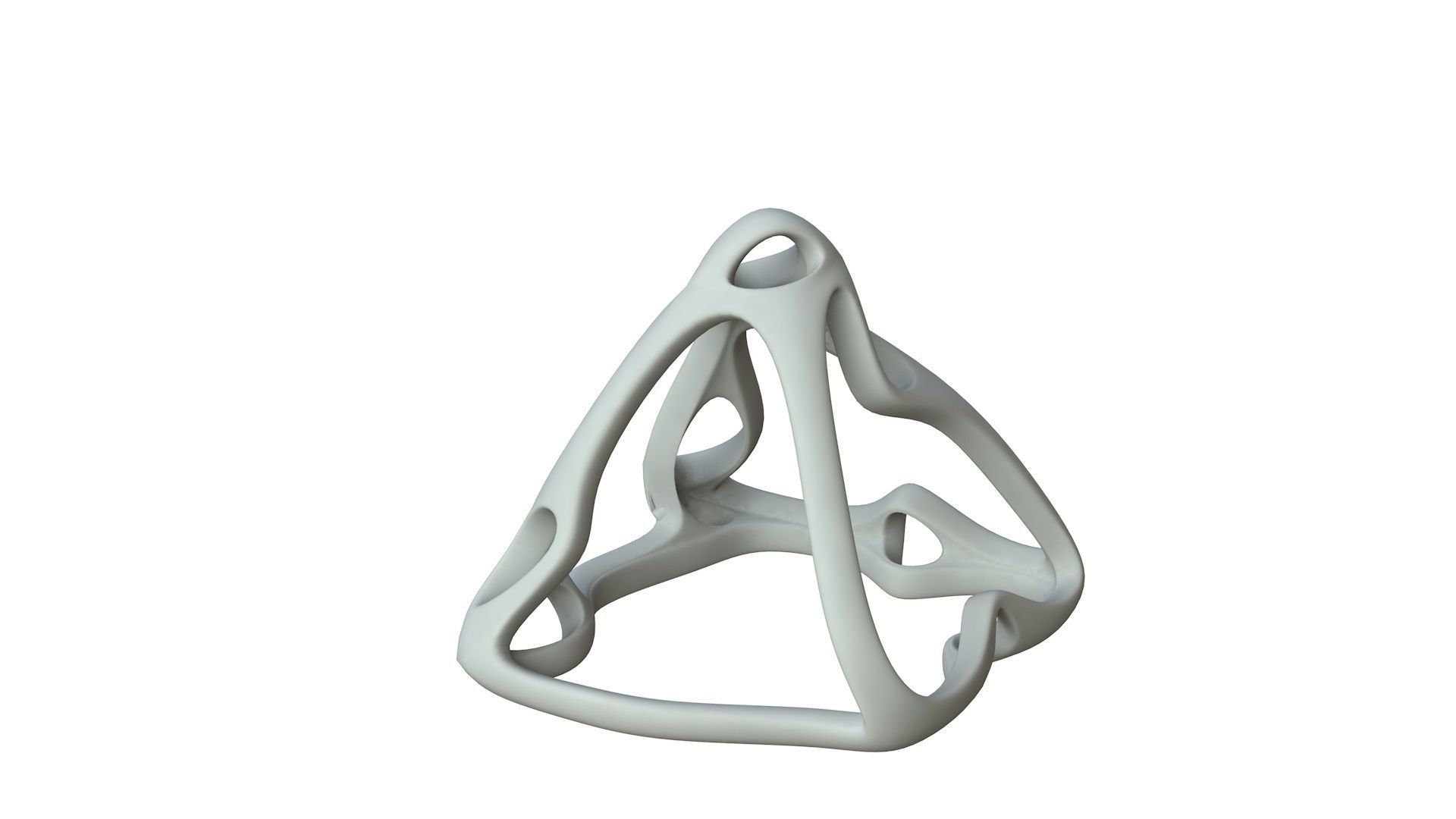 SciFi Cube Object No 63437 Low Poly Shape Low-poly 3D model_1