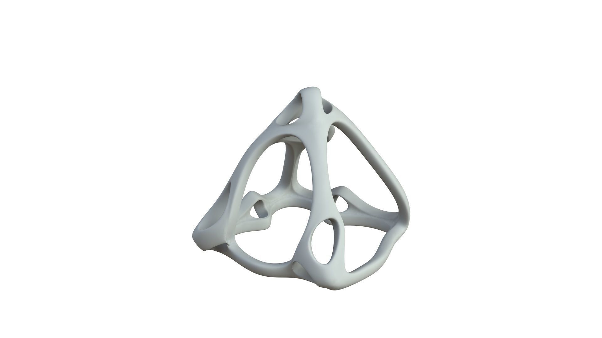 SciFi Cube Object No 63437 Low Poly Shape Low-poly 3D model_4