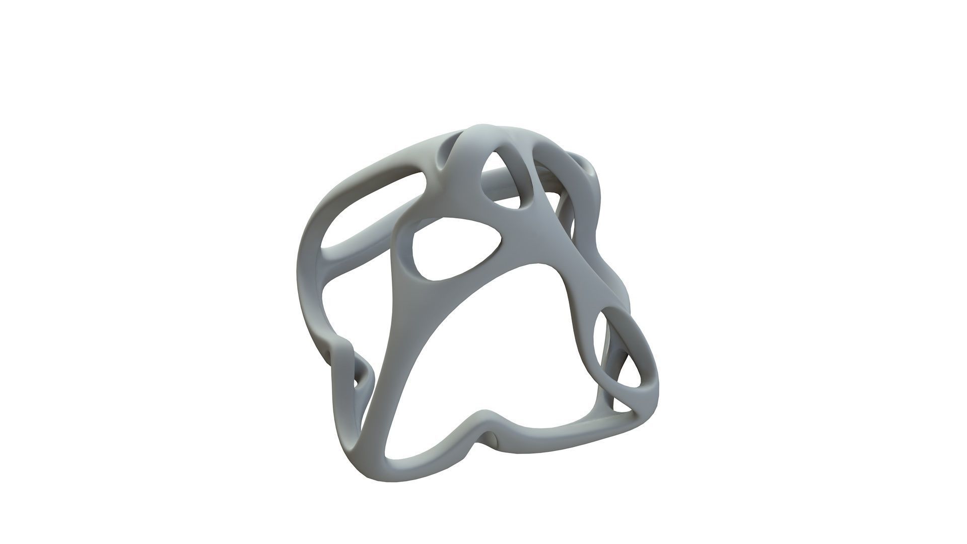 SciFi Cube Object No 63437 Low Poly Shape Low-poly 3D model_17