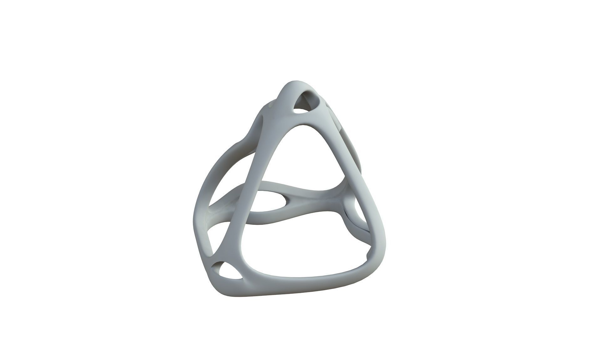 SciFi Cube Object No 63269 Low Poly Shape Low-poly 3D model_6