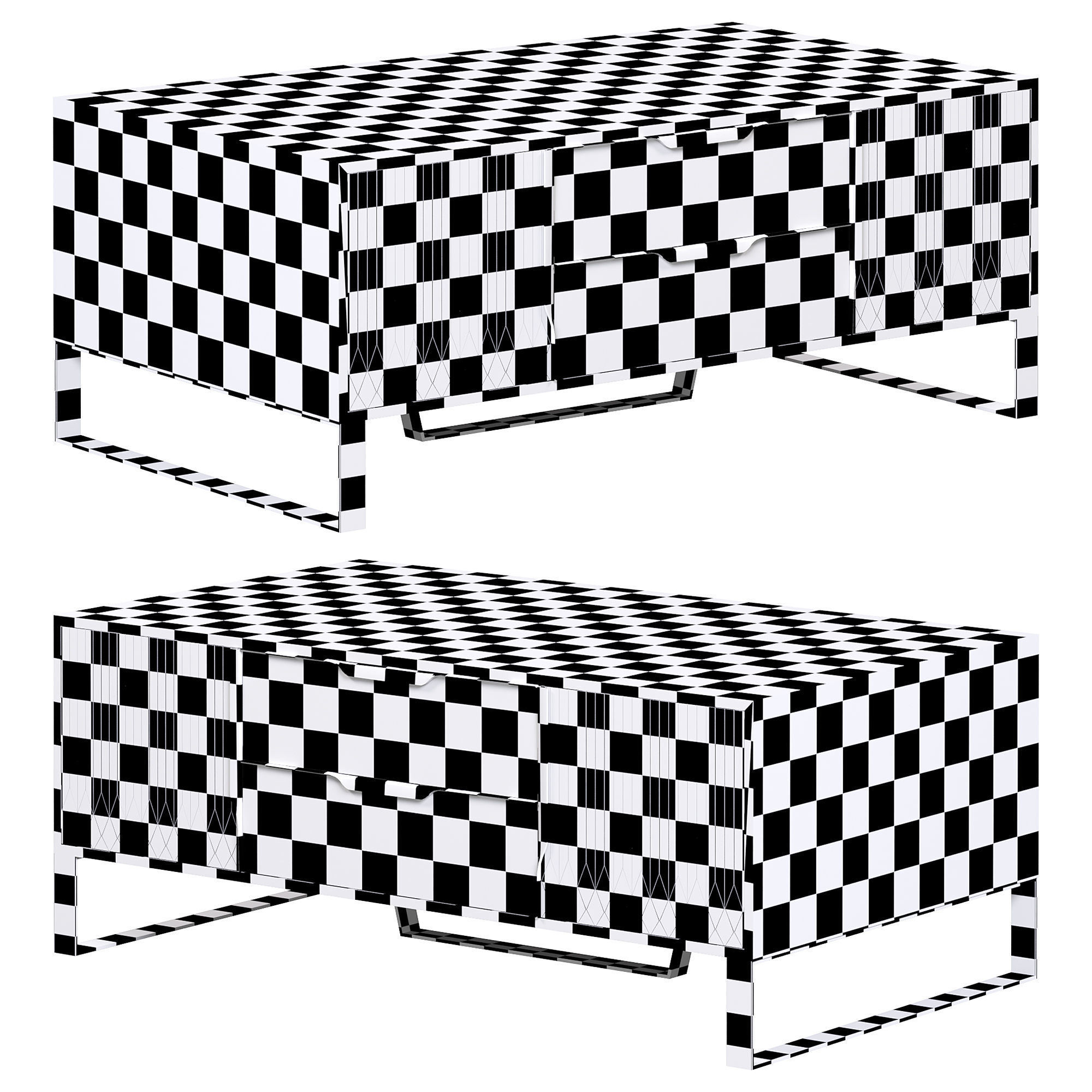  black coffee table by homary   3D model_4