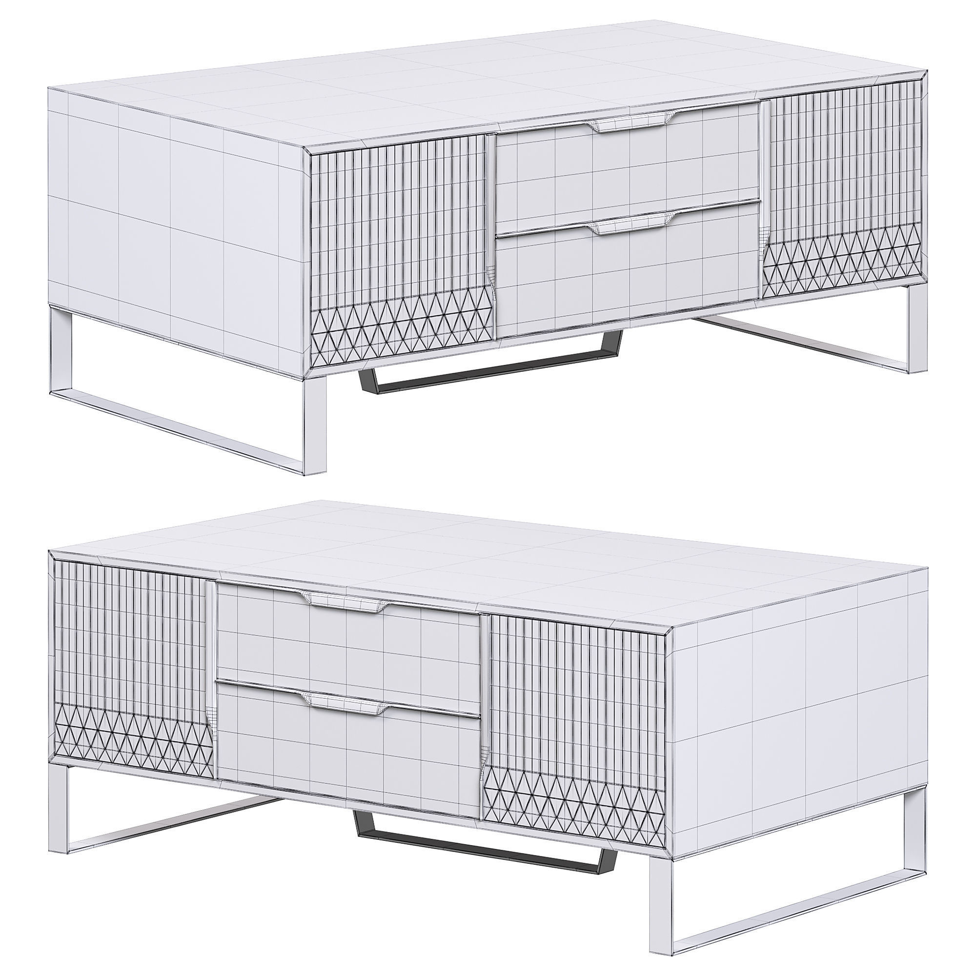  black coffee table by homary   3D model_3