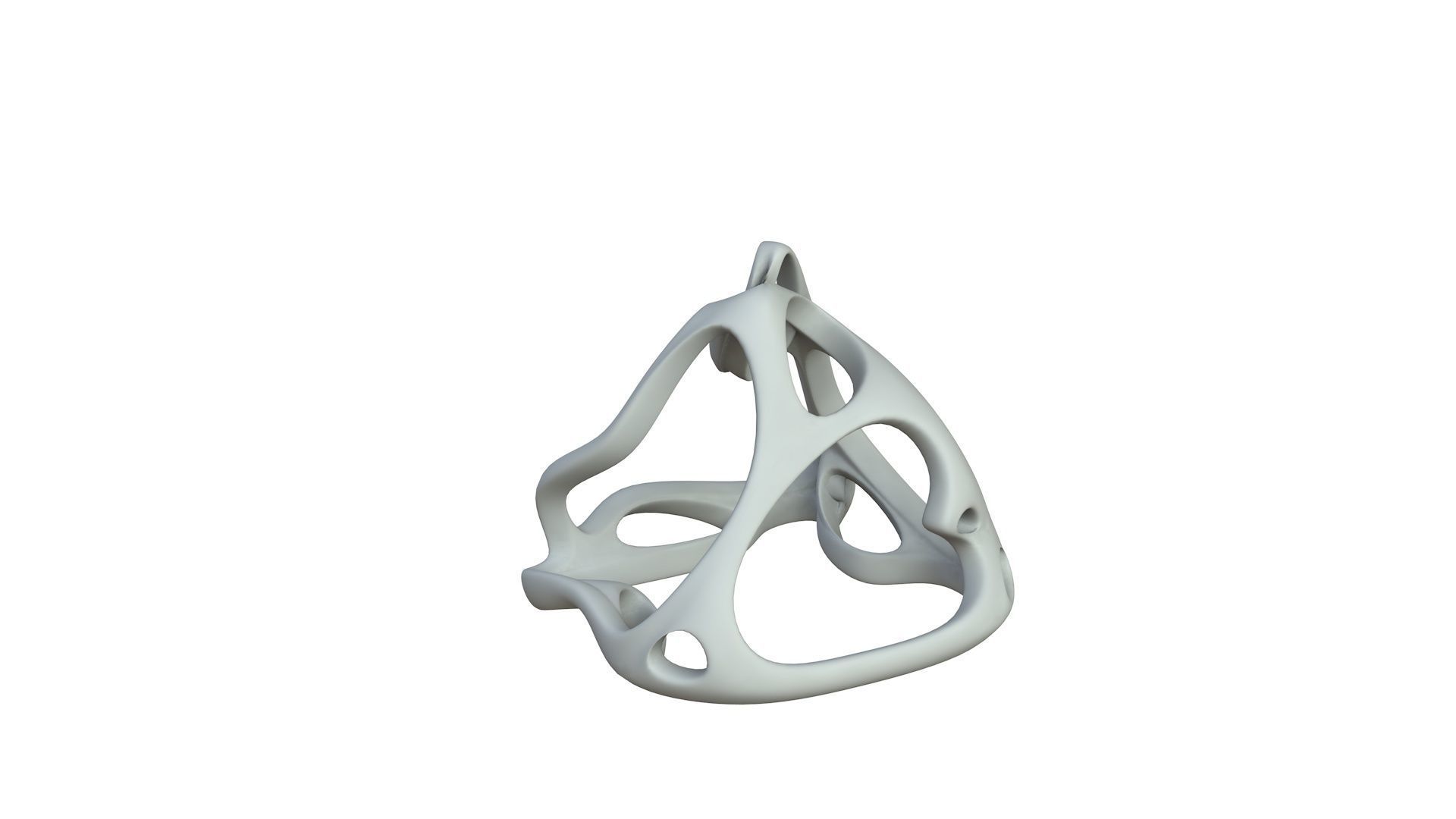 SciFi Cube Object No 62927 Low Poly Shape Low-poly 3D model_3