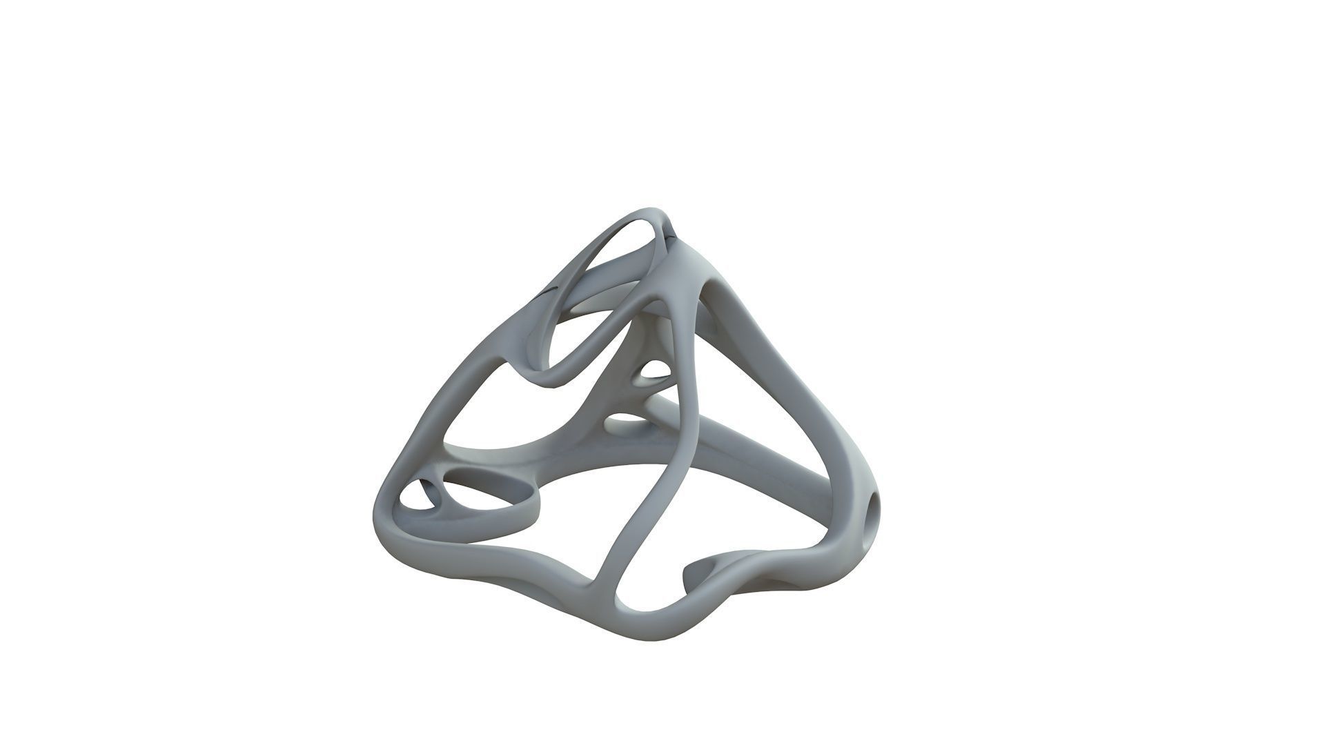 SciFi Cube Object No 62927 Low Poly Shape Low-poly 3D model_8