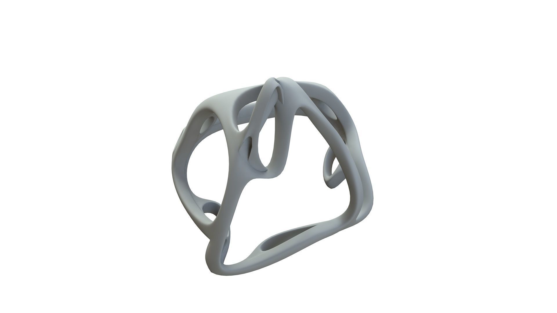 SciFi Cube Object No 62927 Low Poly Shape Low-poly 3D model_17