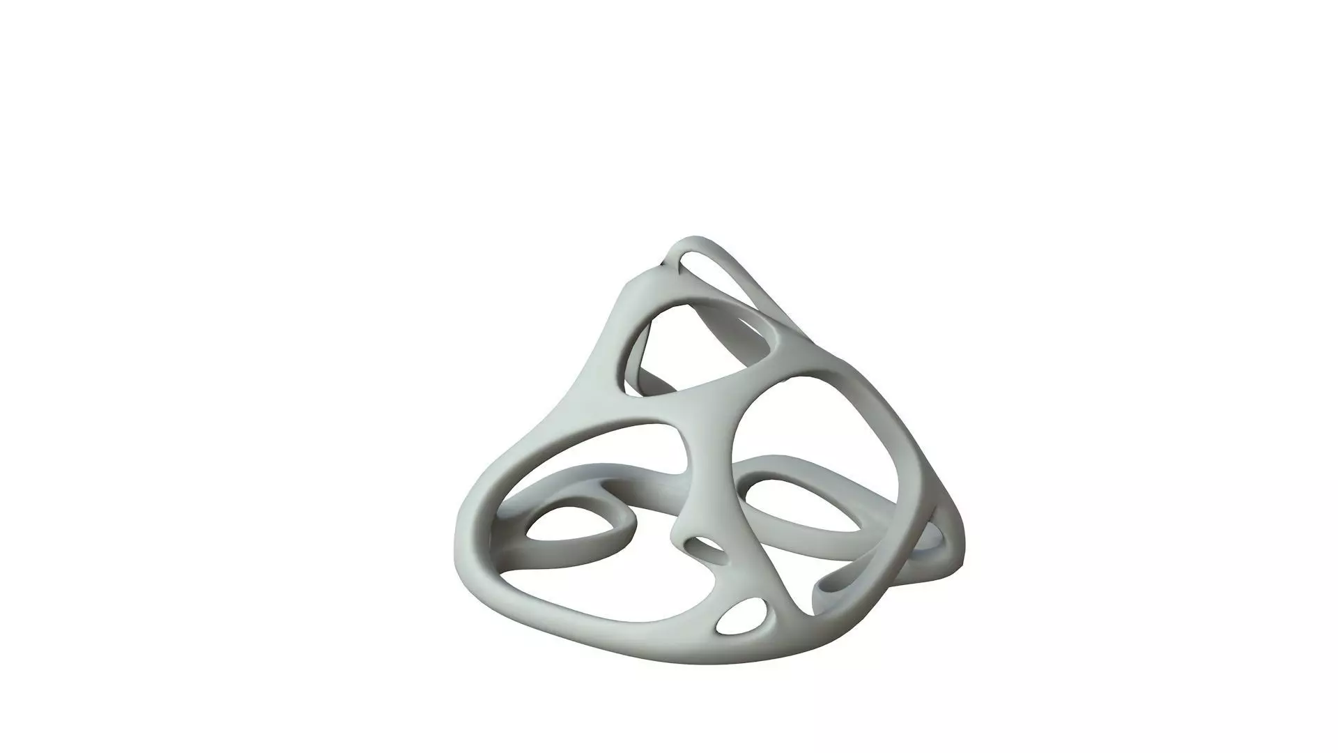 SciFi Cube Object No 62927 Low Poly Shape Low-poly 3D model_0