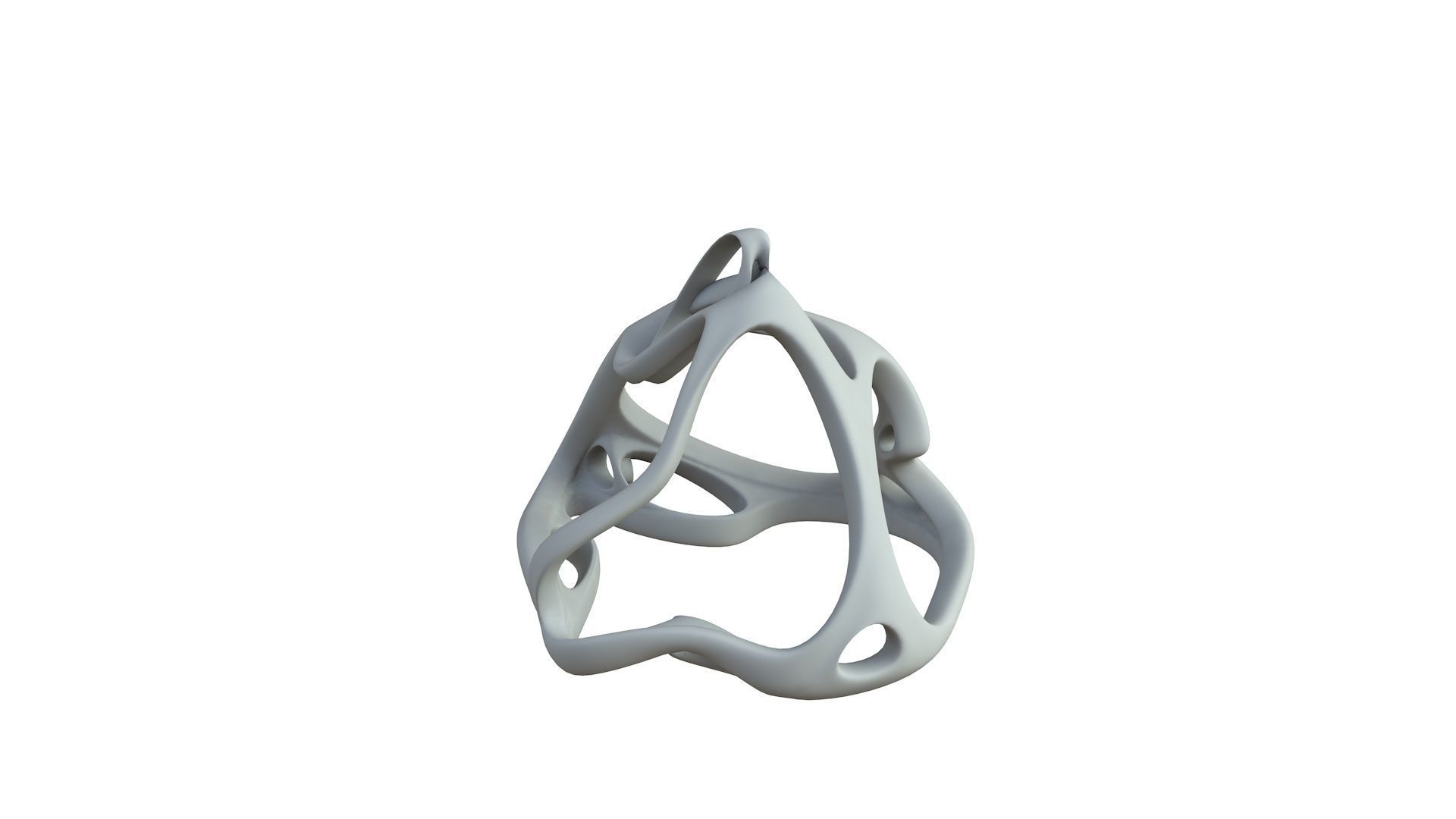 SciFi Cube Object No 62927 Low Poly Shape Low-poly 3D model_5