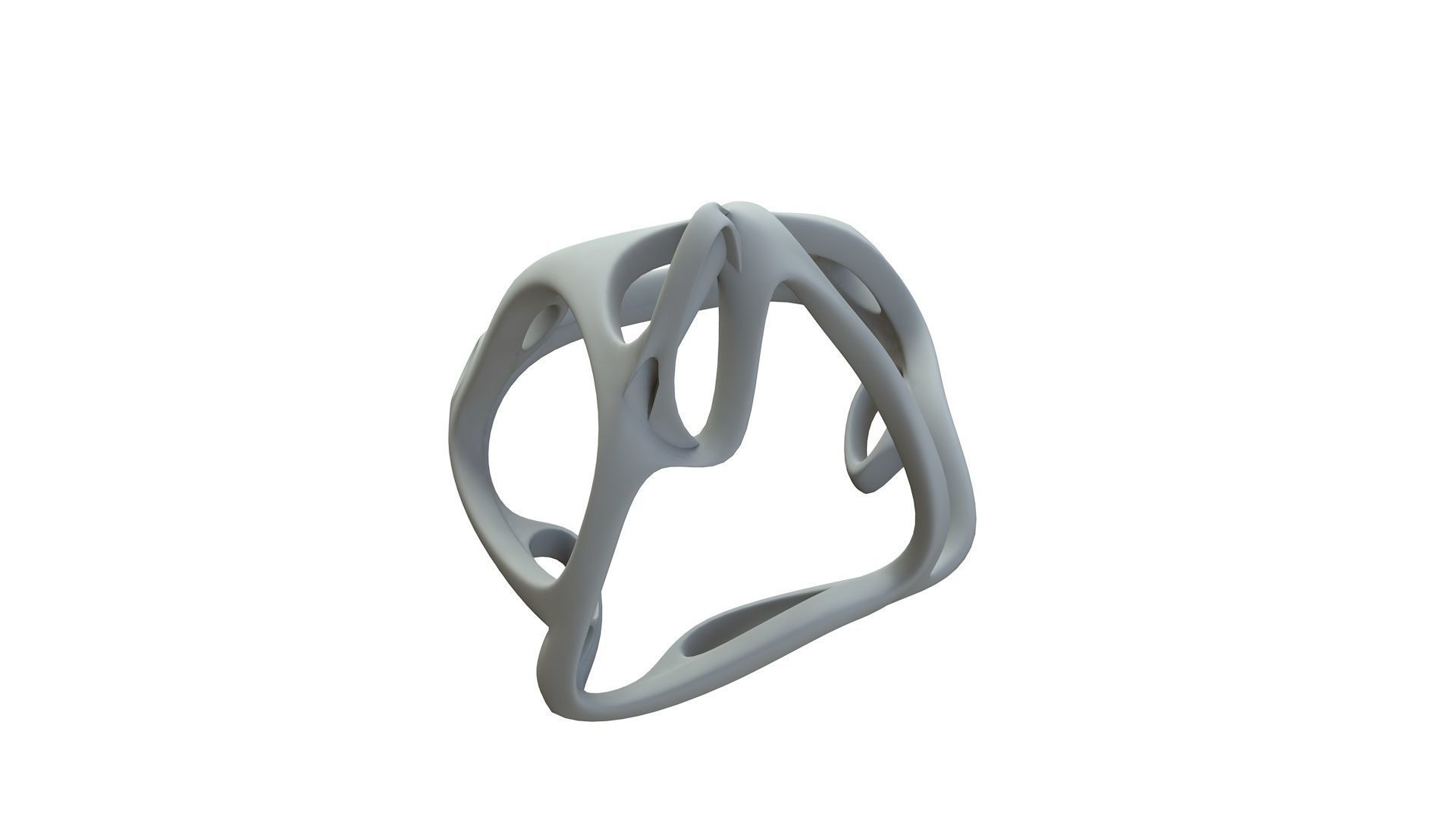 SciFi Cube Object No 62927 Low Poly Shape Low-poly 3D model_16