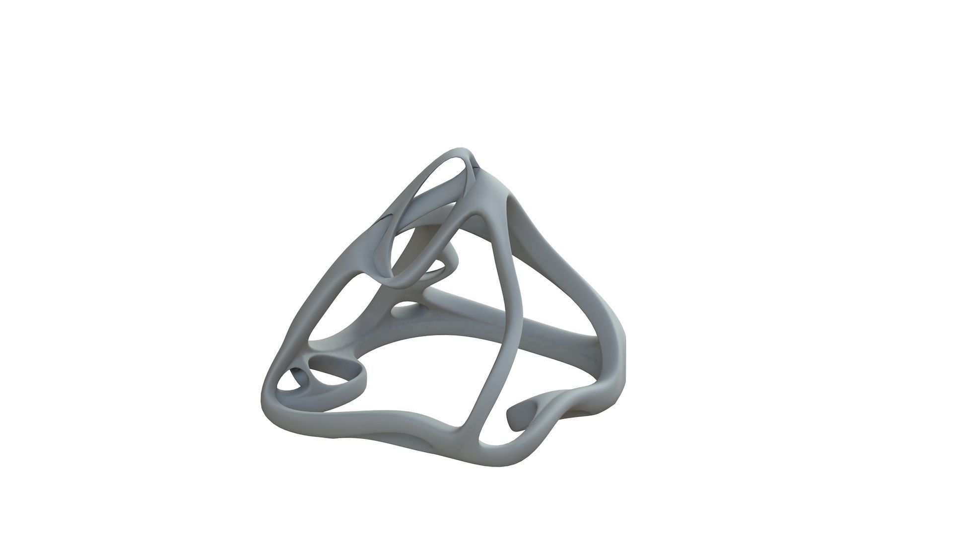 SciFi Cube Object No 62927 Low Poly Shape Low-poly 3D model_9