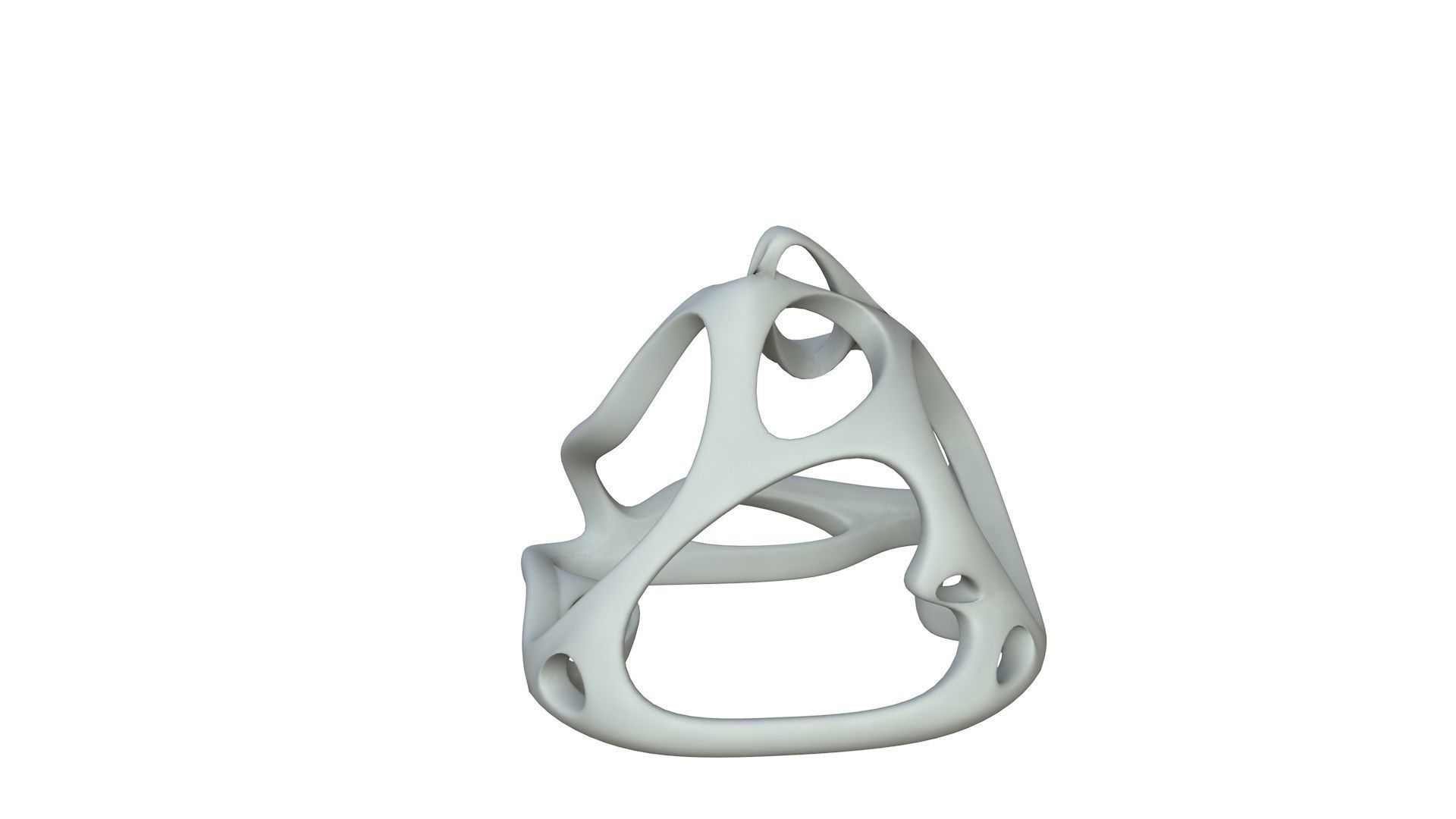 SciFi Cube Object No 62927 Low Poly Shape Low-poly 3D model_2