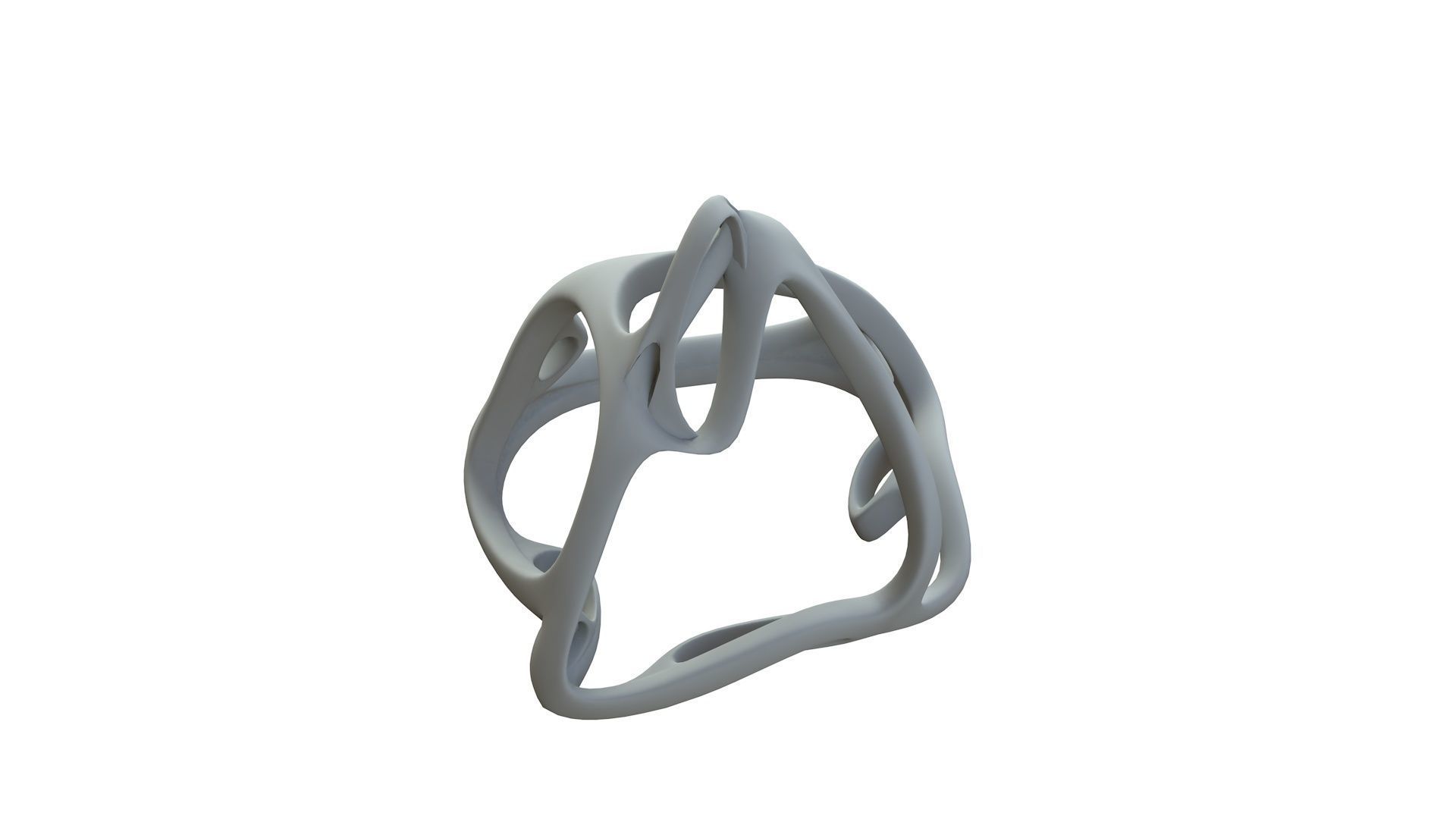 SciFi Cube Object No 62927 Low Poly Shape Low-poly 3D model_14