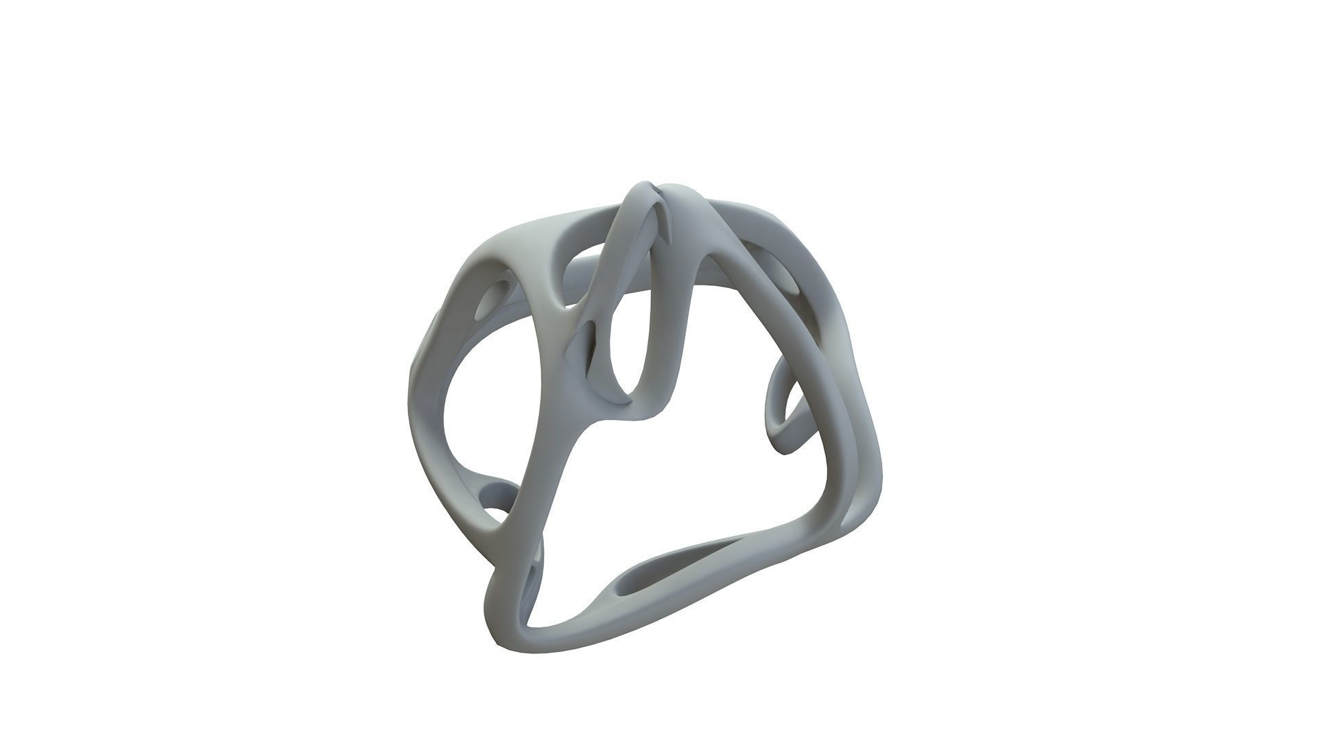 SciFi Cube Object No 62927 Low Poly Shape Low-poly 3D model_15