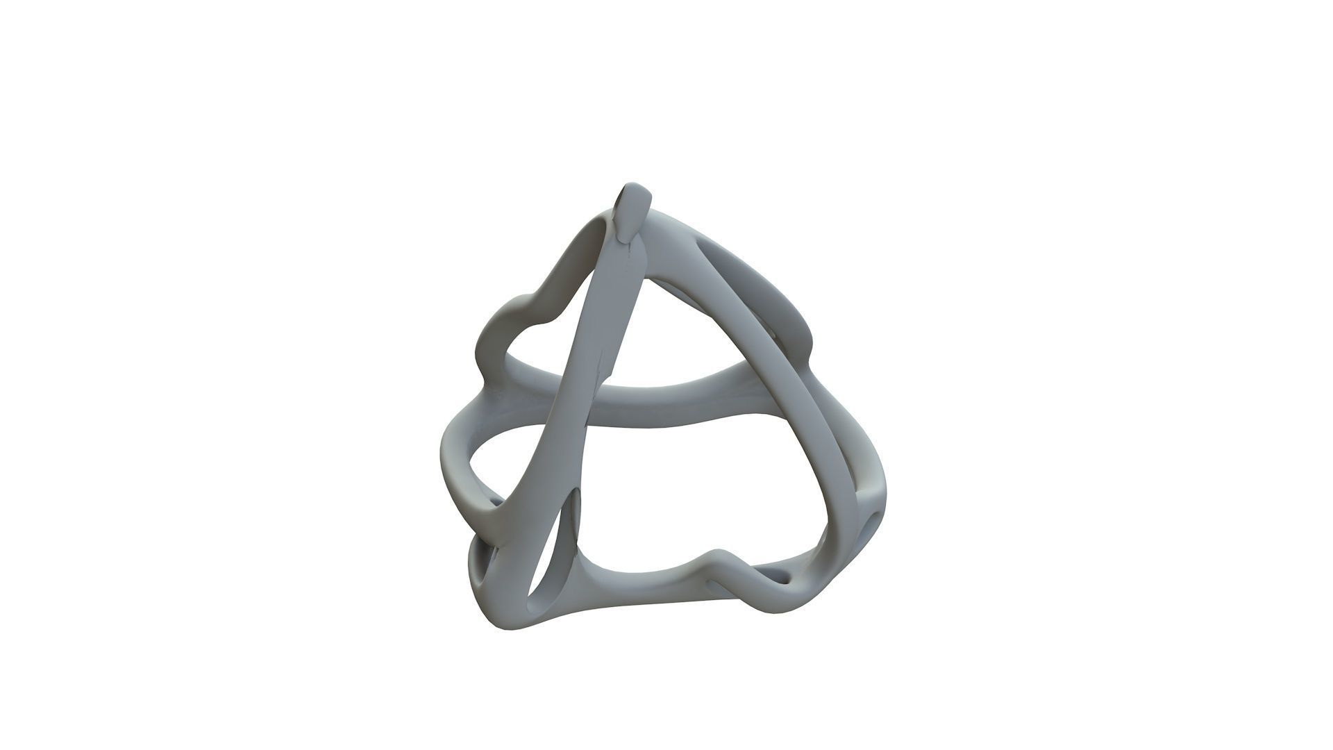 SciFi Cube Object No 62926 Low Poly Shape Low-poly 3D model_13