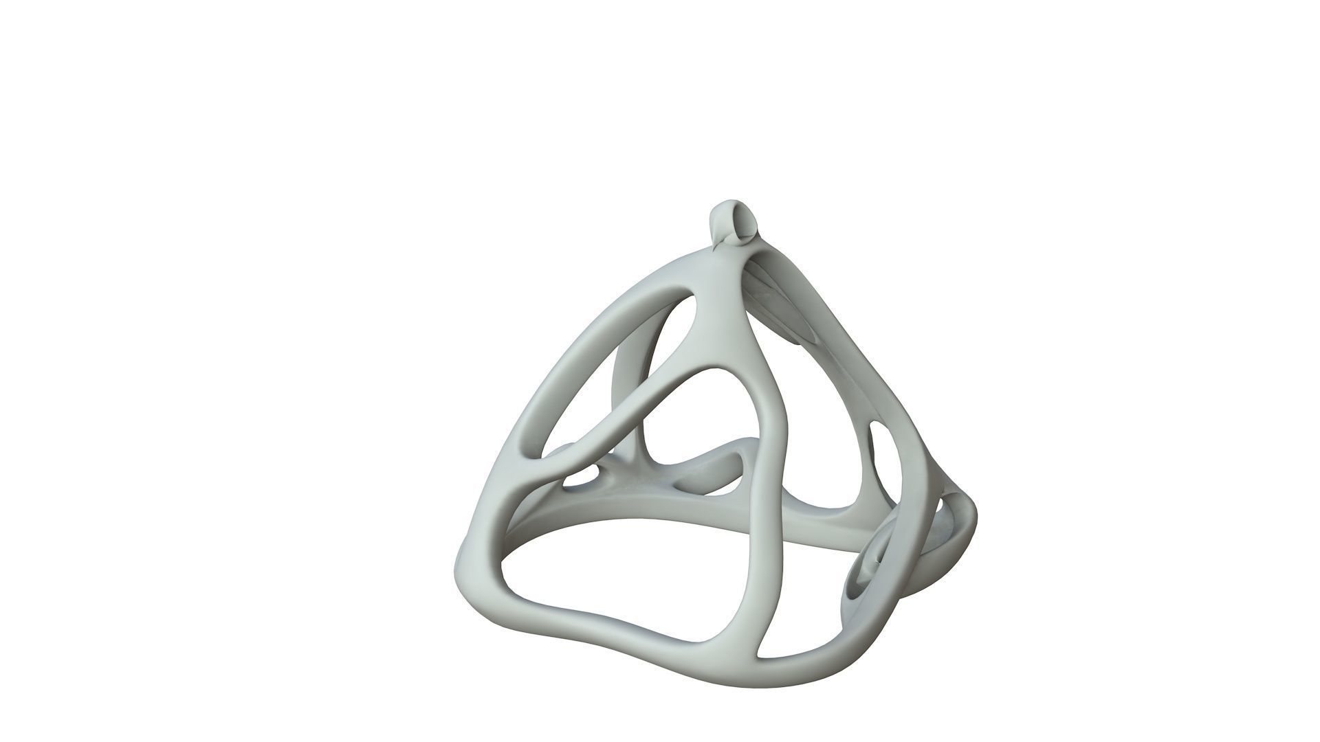 SciFi Cube Object No 62926 Low Poly Shape Low-poly 3D model_1