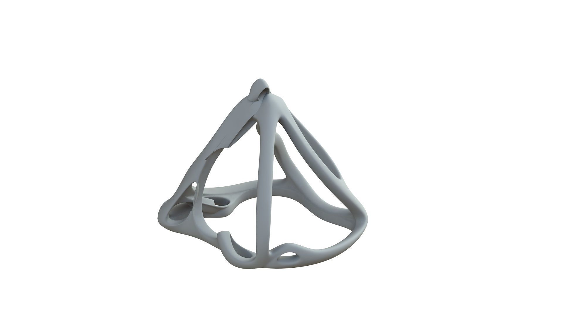 SciFi Cube Object No 62926 Low Poly Shape Low-poly 3D model_8