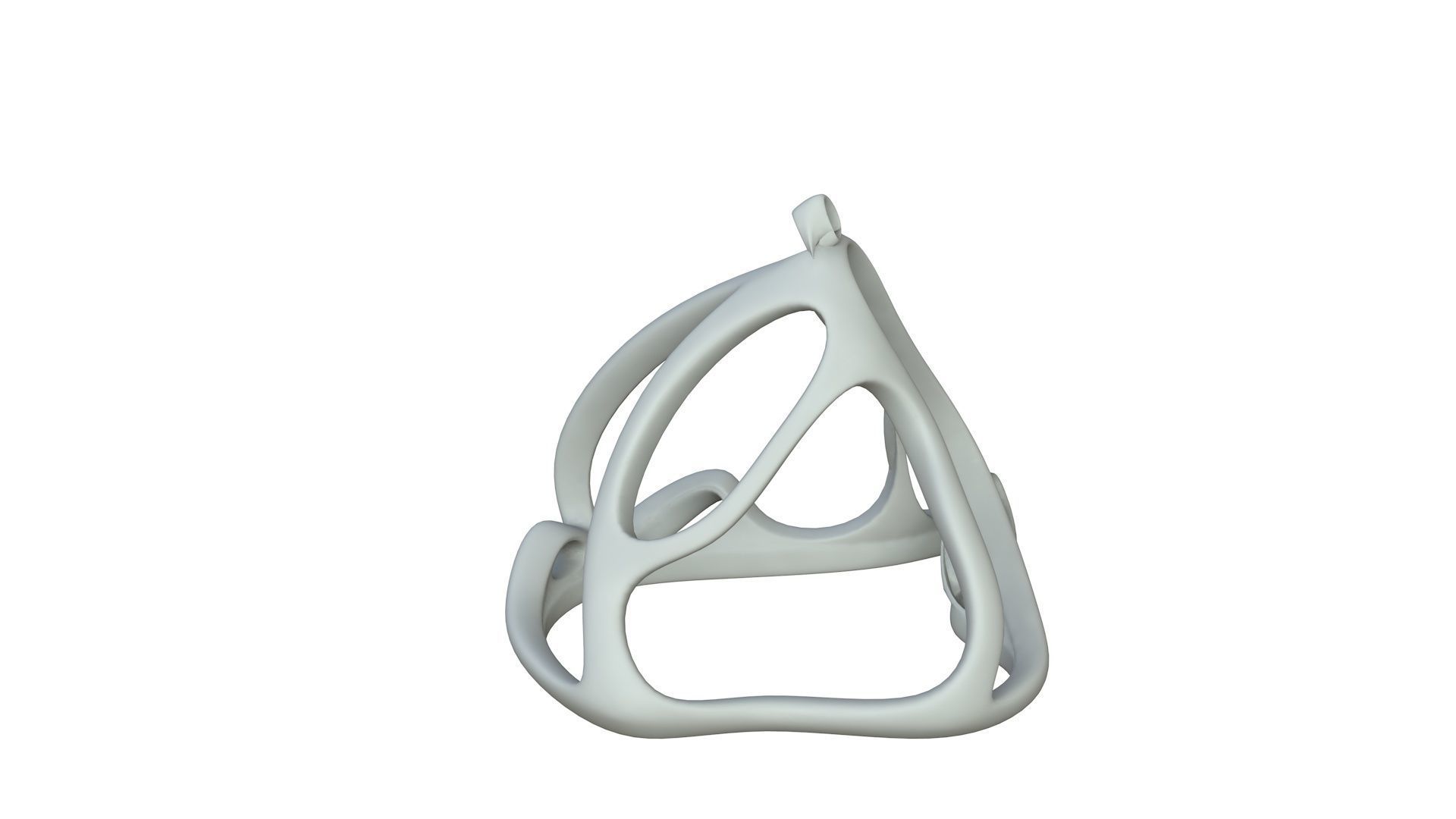 SciFi Cube Object No 62926 Low Poly Shape Low-poly 3D model_2