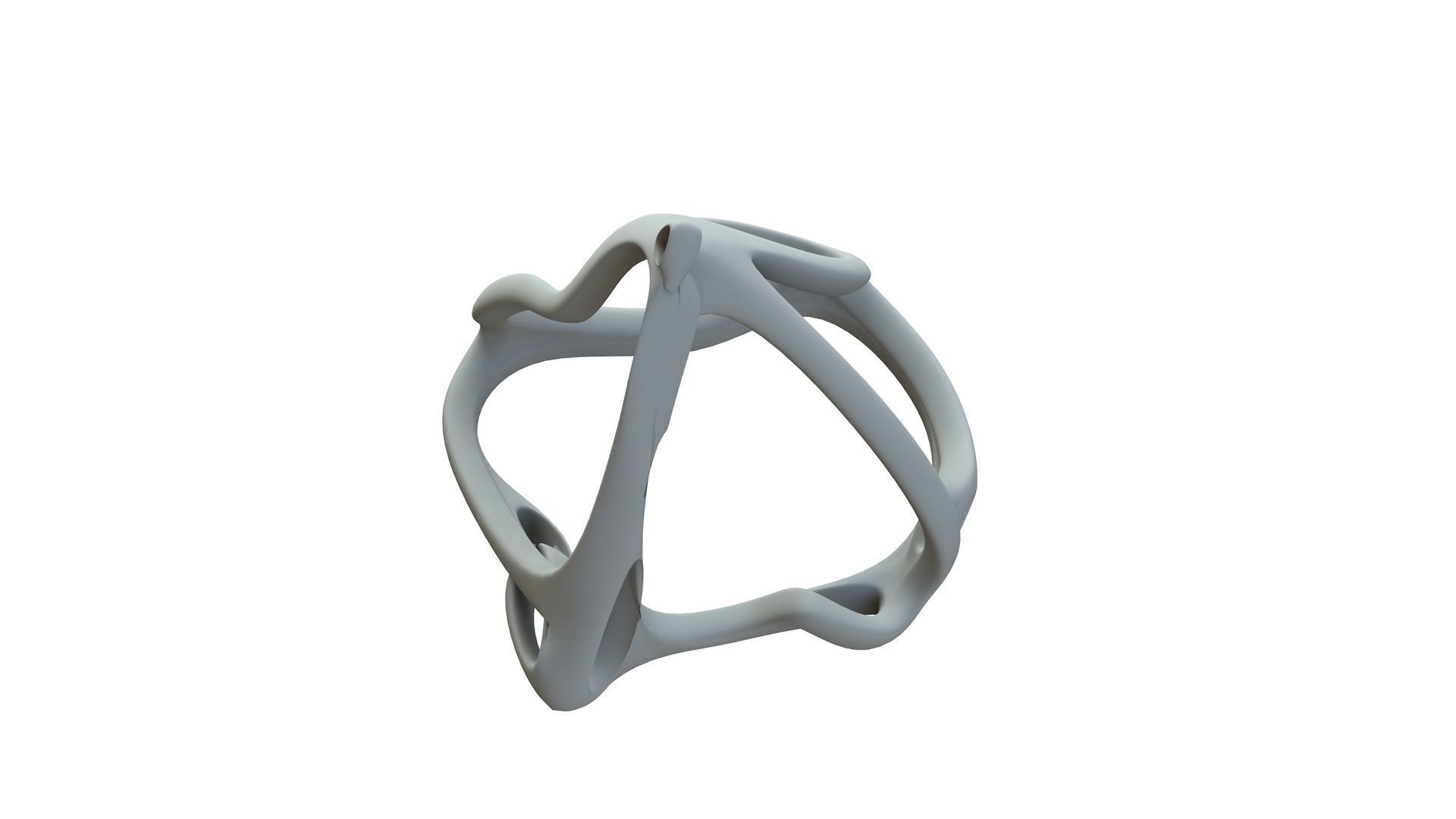 SciFi Cube Object No 62926 Low Poly Shape Low-poly 3D model_16